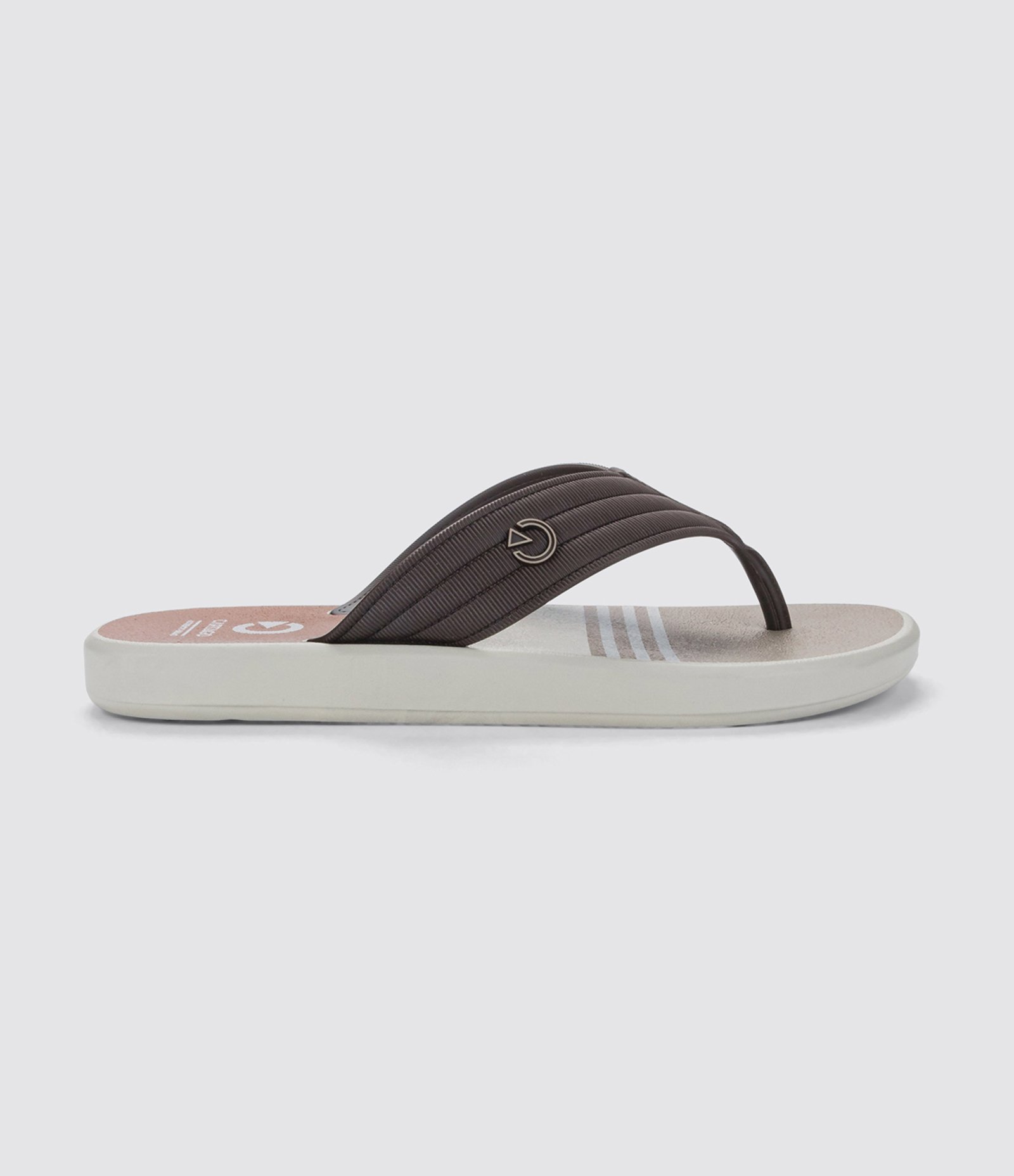 Chinelo de Dedo Cartago Montreal em PVC Marrom 2