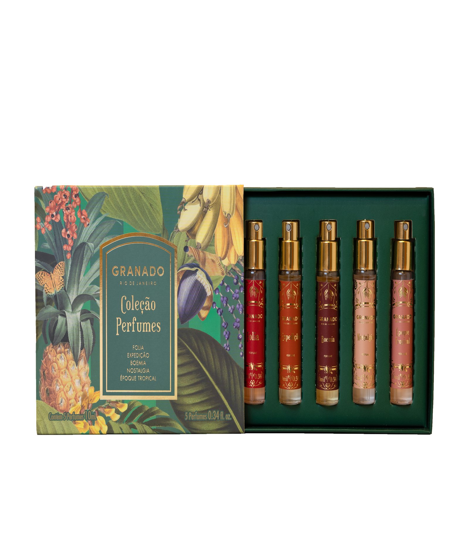 Kit Coleção Perfumes Granado Vintage - 5 De 10ml Cada KIT 1
