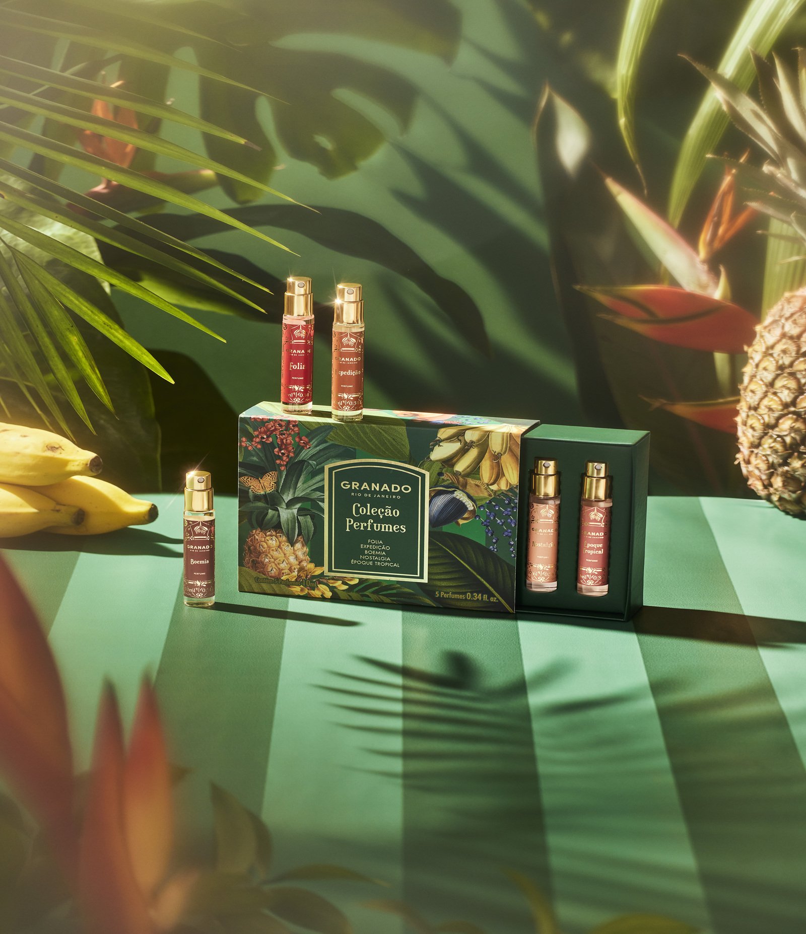 Kit Coleção Perfumes Granado Vintage - 5 De 10ml Cada KIT 2