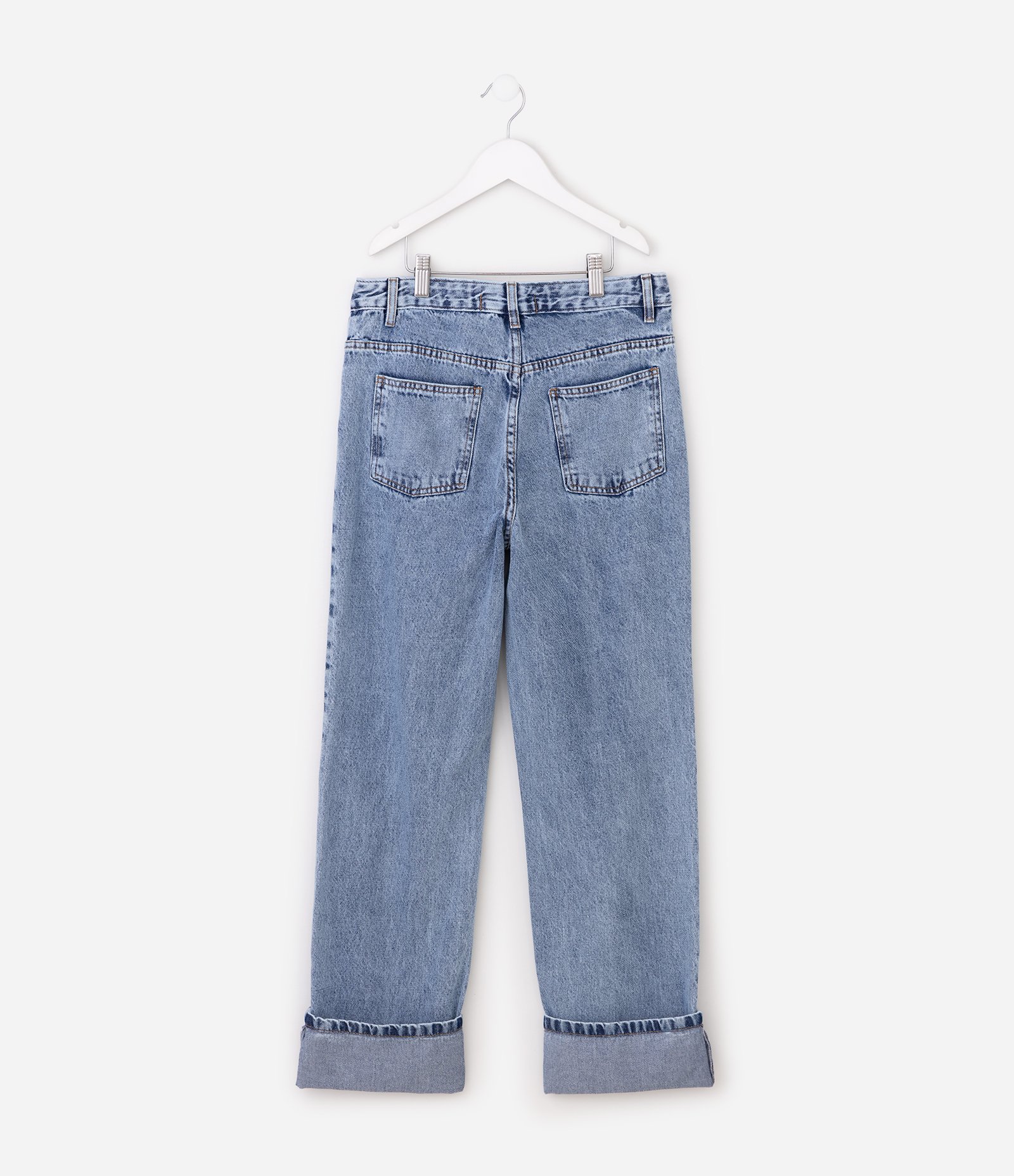 Calça Infantil em Jeans com Bordado de Cereja – Tam 7 a 16 Anos Azul 3