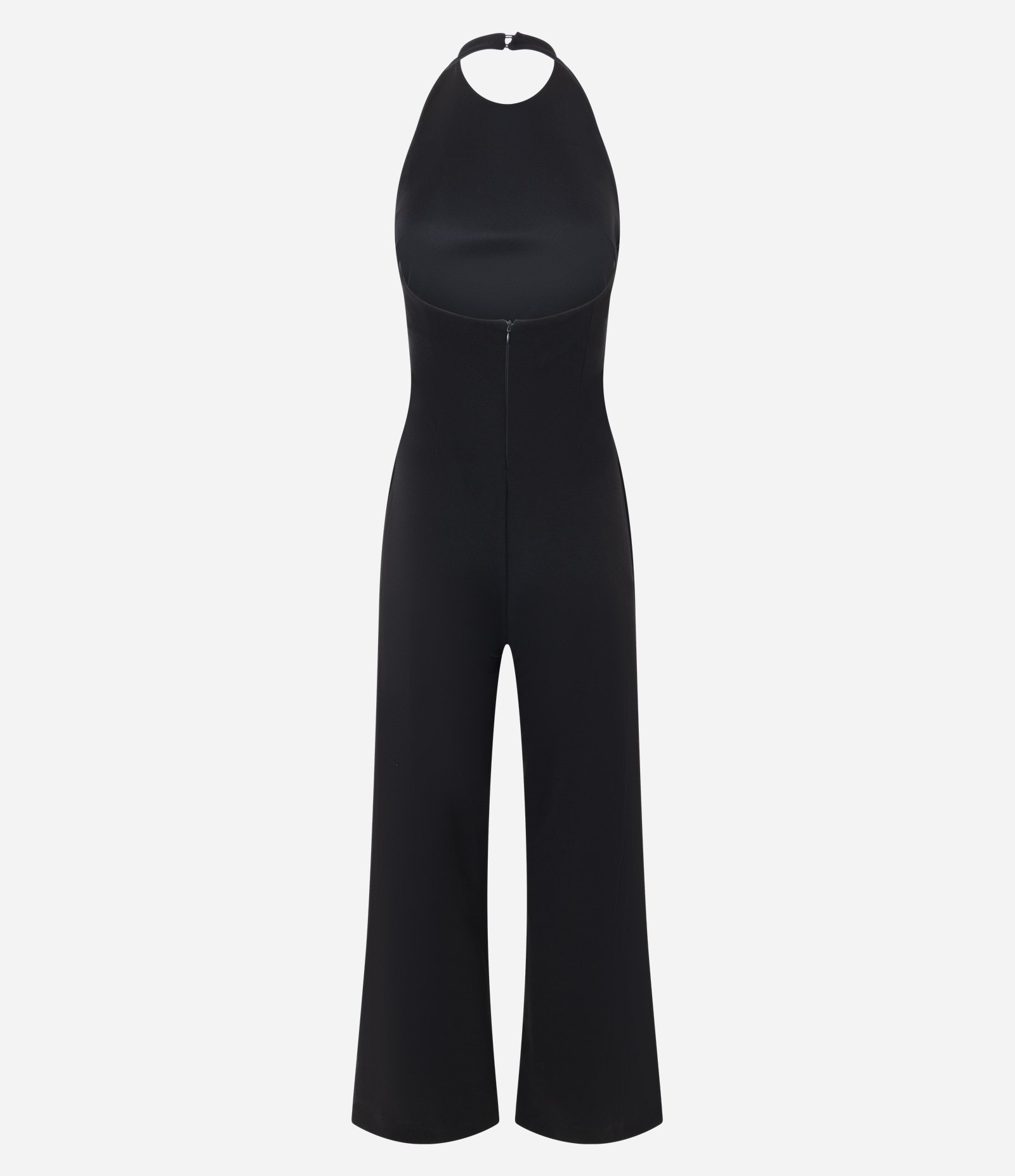 Macacão Pantalona com Frente Única Preto 7