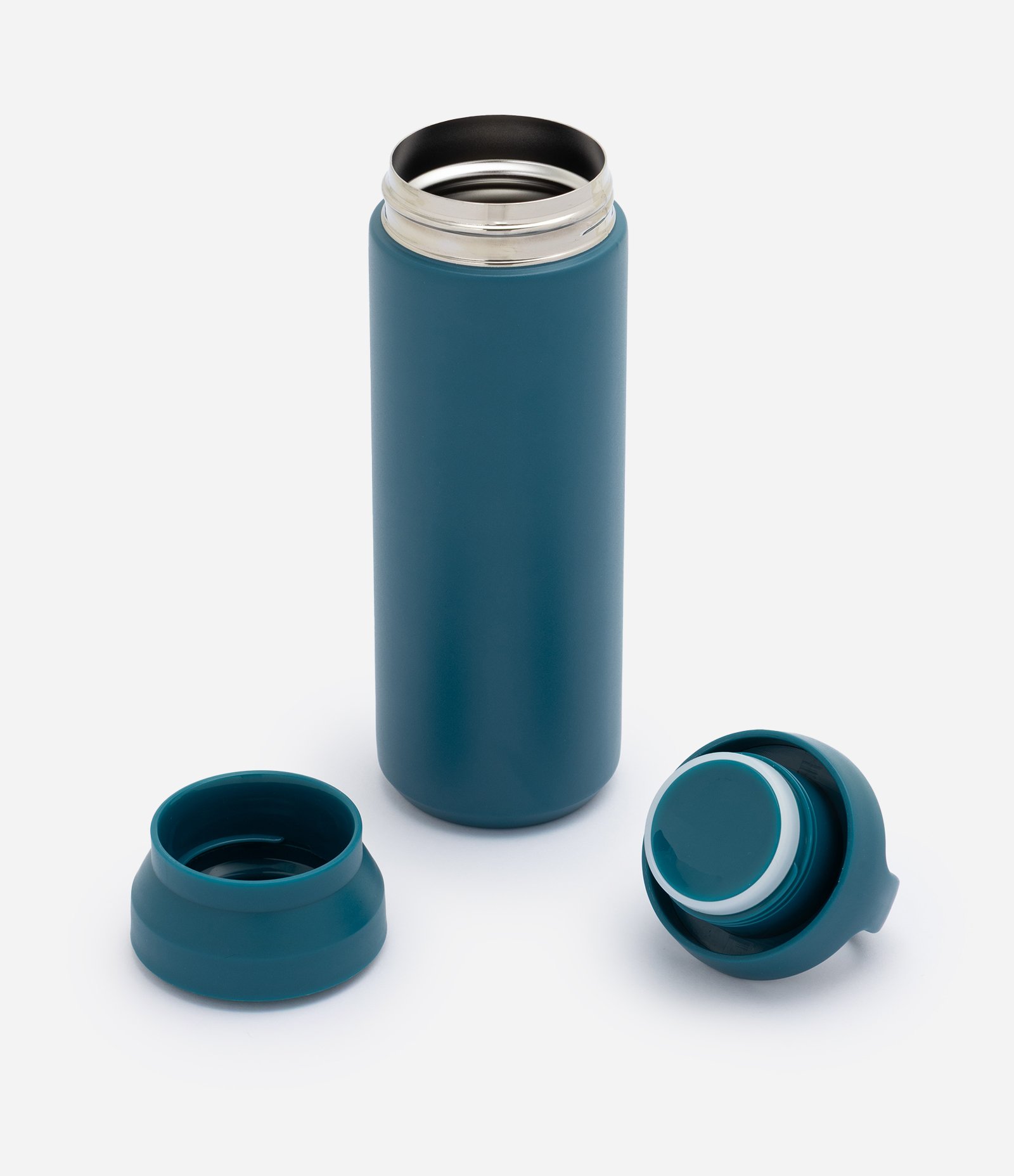 Garrafa Térmica em Aço Inoxidável com Acabamento Fosco 500ml Azul 4