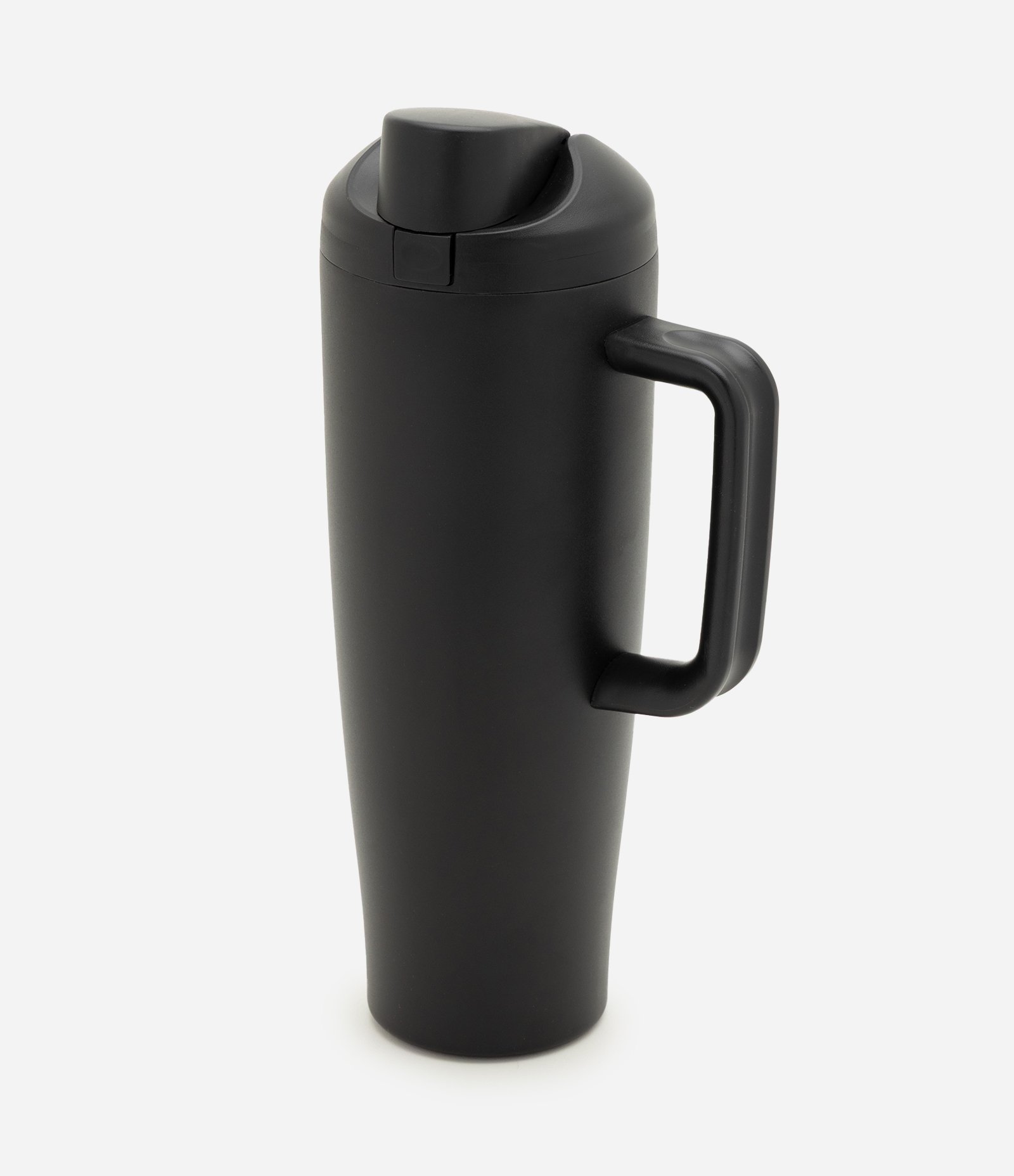 Copo Térmico em Metal com Alça e Canudo 1,2L Preto 1