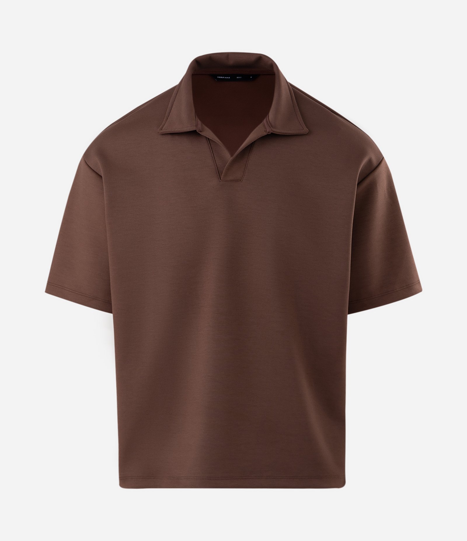 Polo Boxy Modal Marrom 1