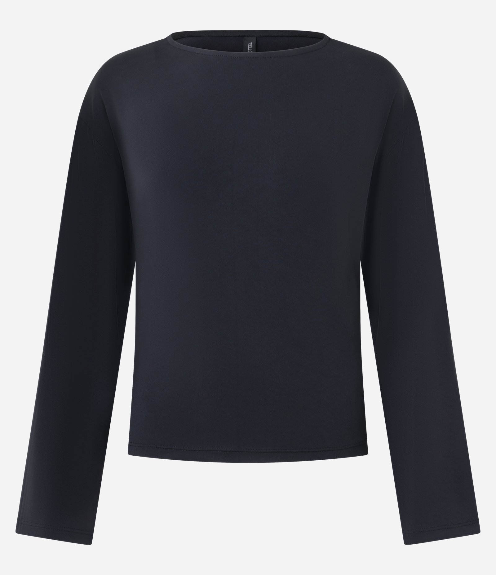 Blusa em Poliamida com Manga Morcego Preto 1