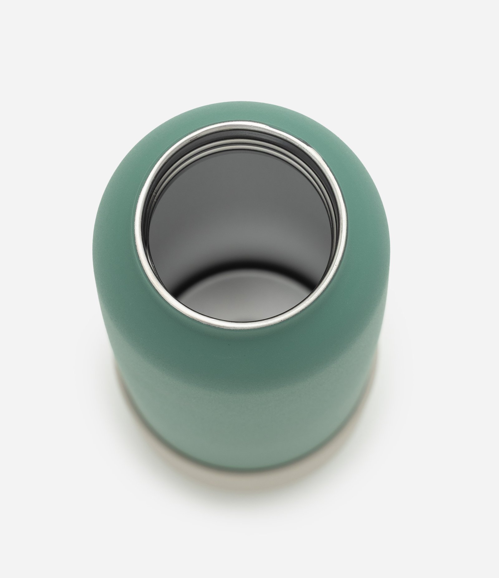 Garrafa Térmica em Aço Inoxidável com Alça de Silicone 750ml Verde 2