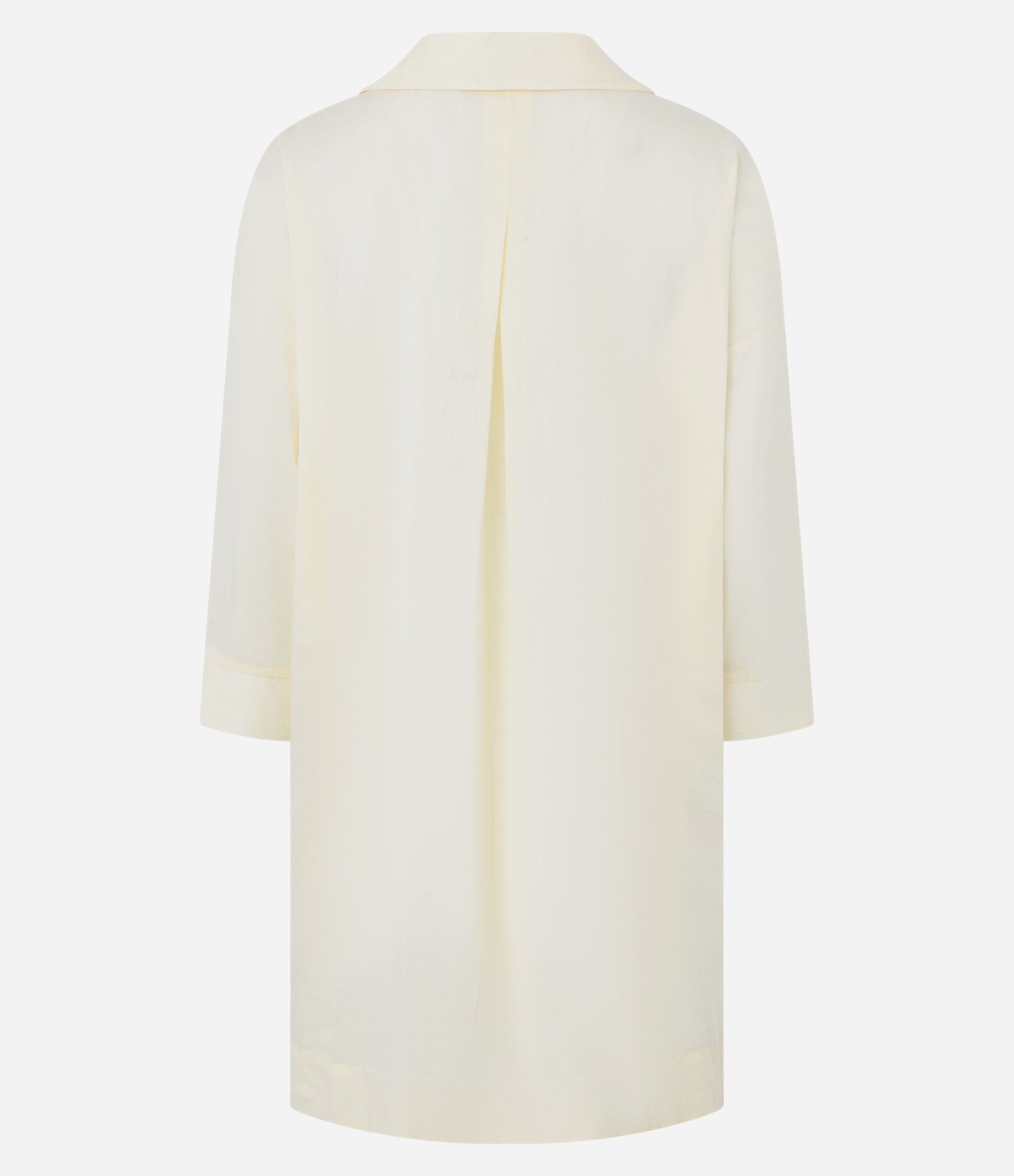 Saída de Praia Chemise em Cotton com Manga 3/4 Amarelo 6