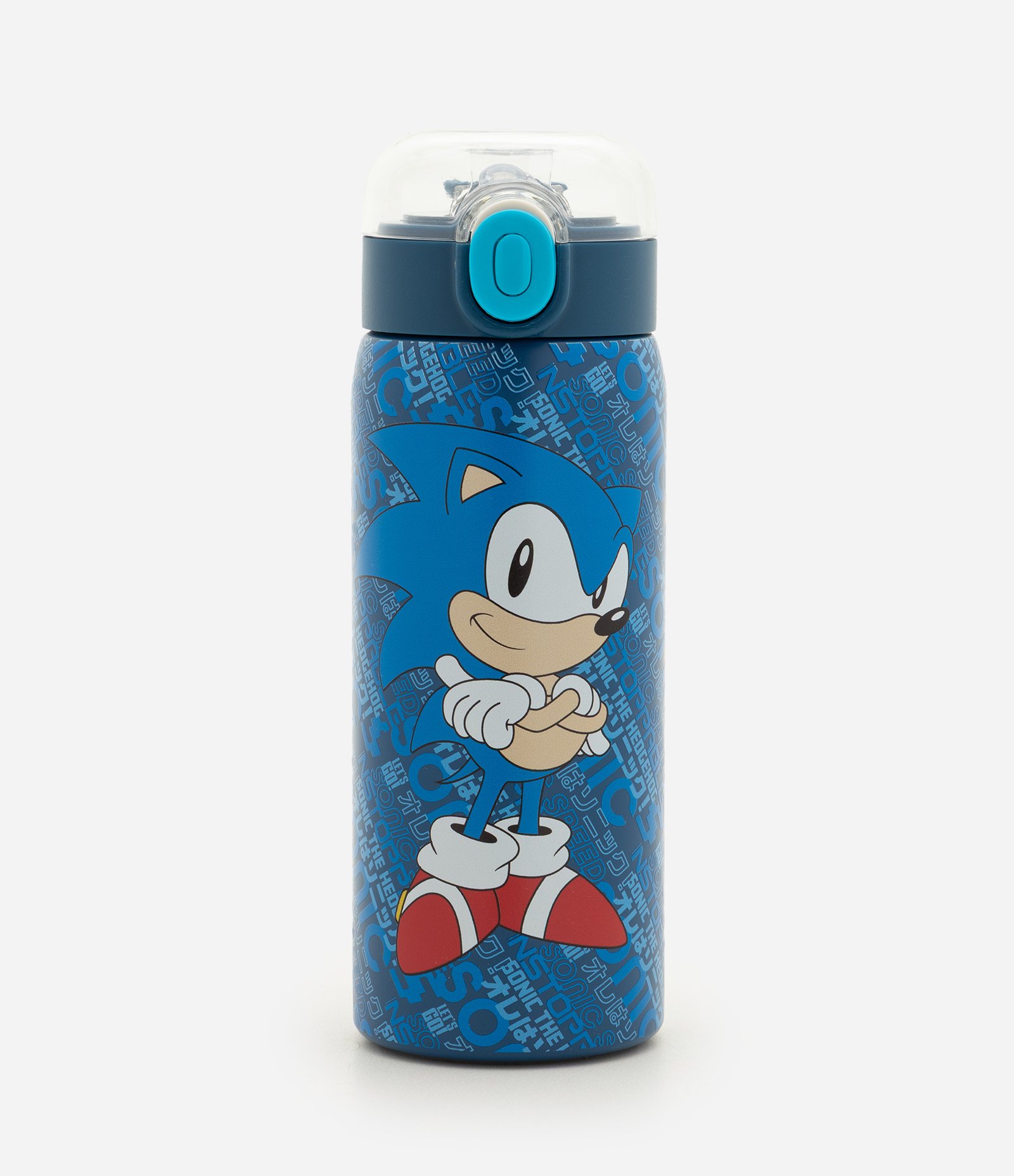 Garrafa Térmica com Estampa Temática Sonic 450 ml Azul 1