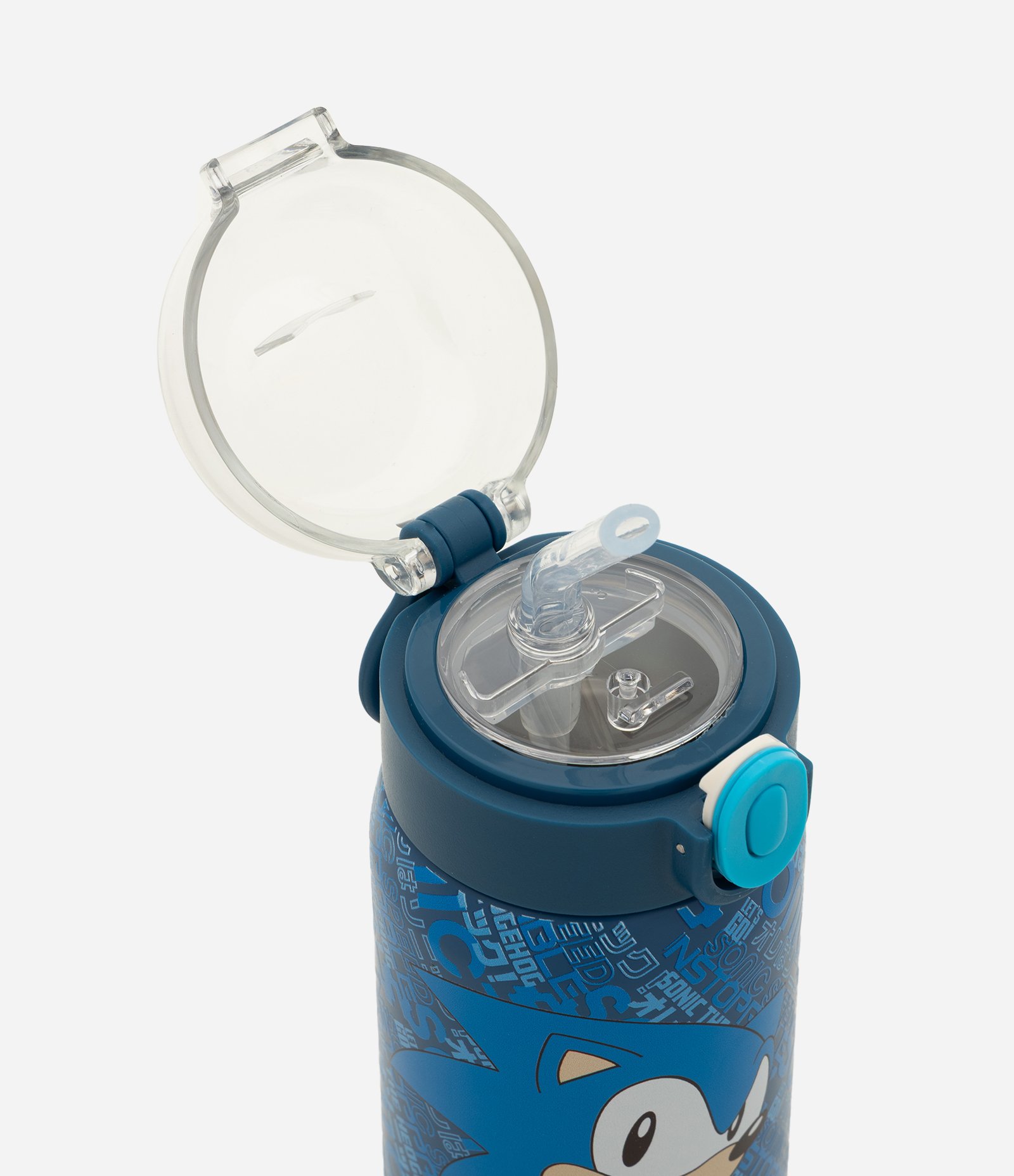 Garrafa Térmica com Estampa Temática Sonic 450 ml Azul 5