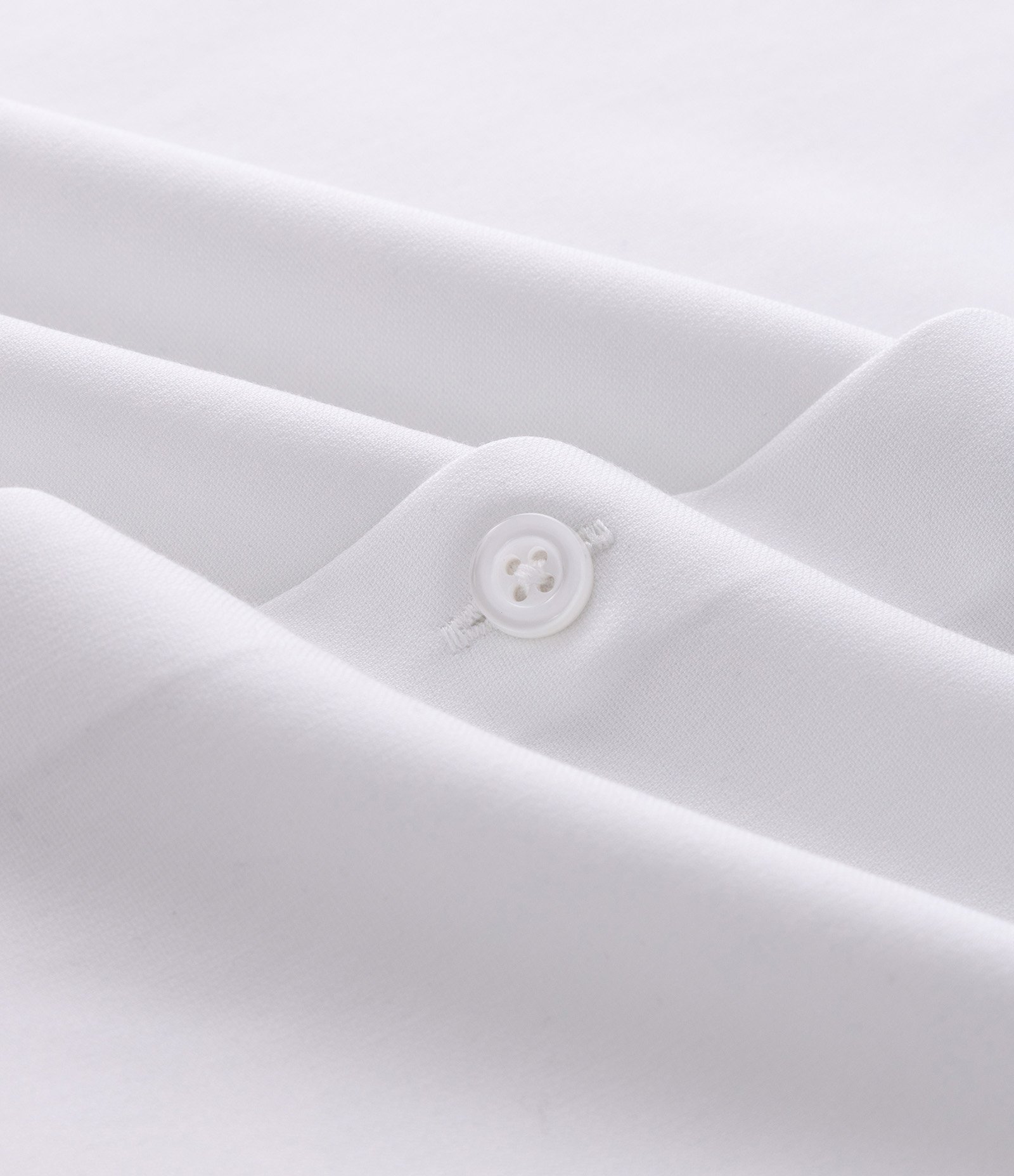 Camisa Regular em Fibra de Seda Branco 7