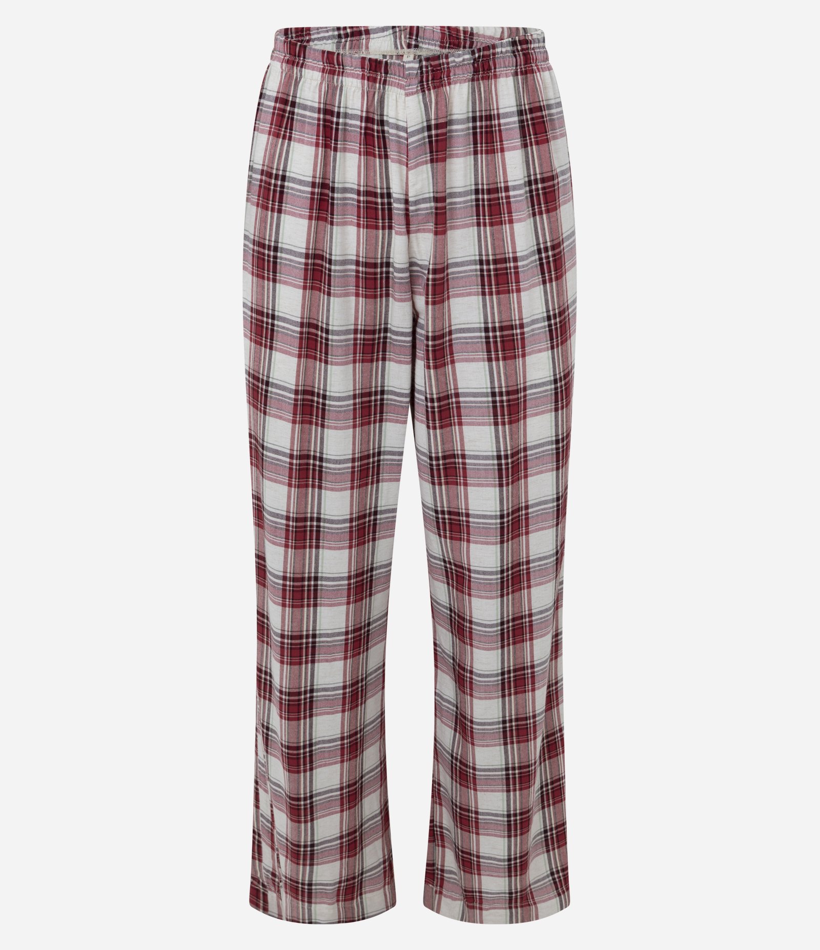 Pijama Longo Americano com Estampa Xadrez Fio Tinto Vermelho/Branco 5