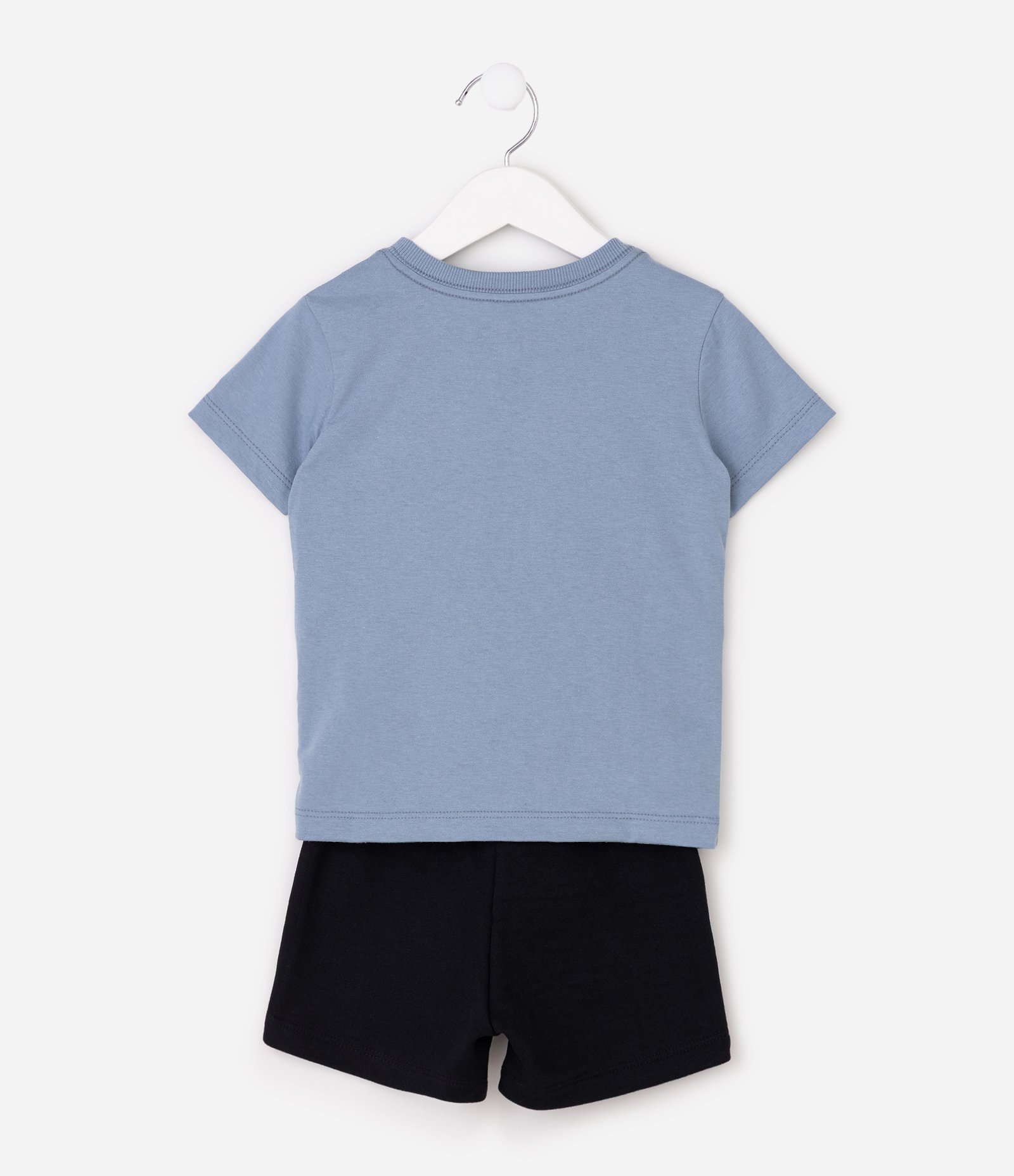 Conjunto Algodão Snoopy New York Infantil - Tam 2 a 8 Anos Azul 3