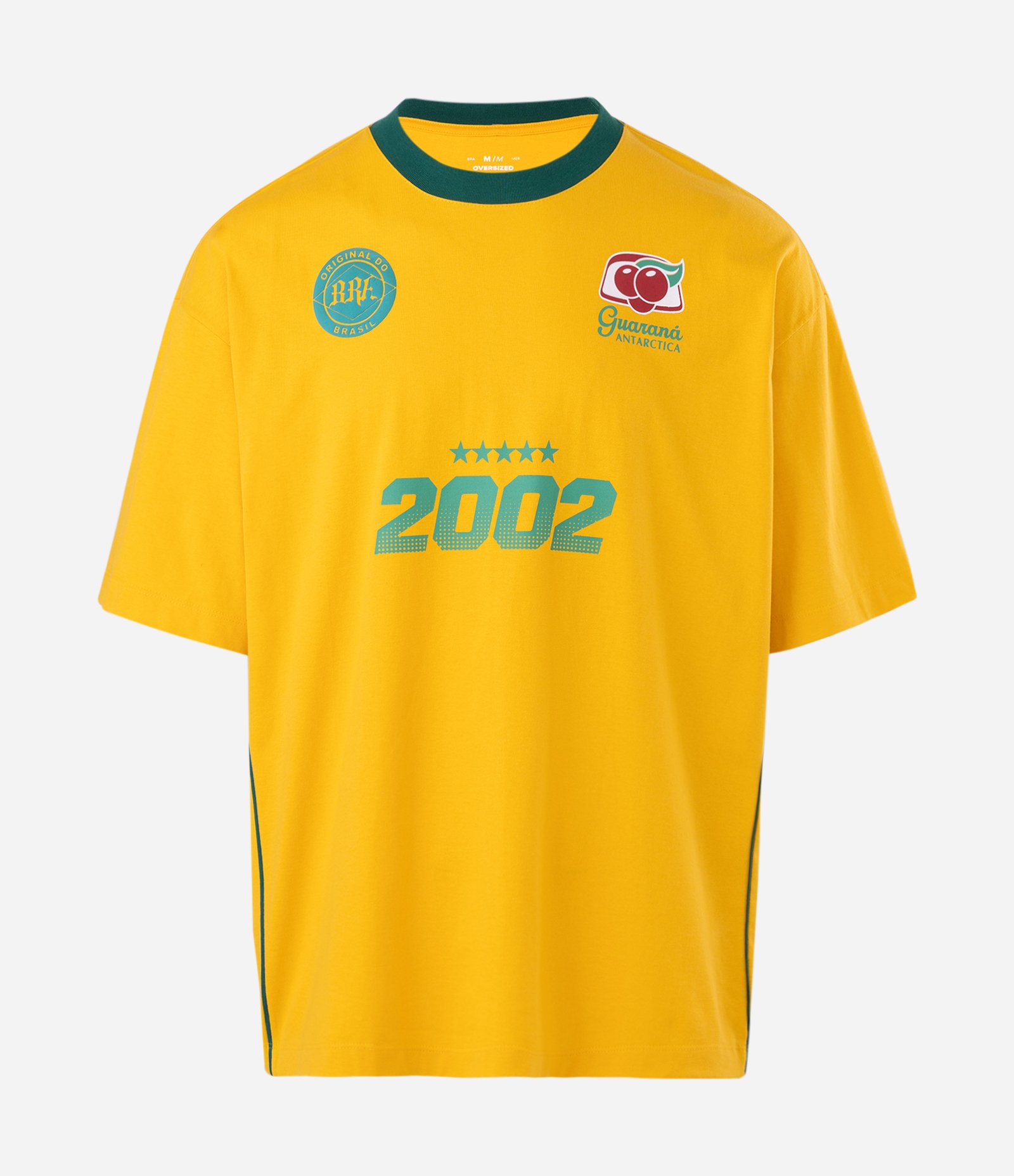Camiseta Oversized Guaraná Antarctica 2002 Amarelo 5