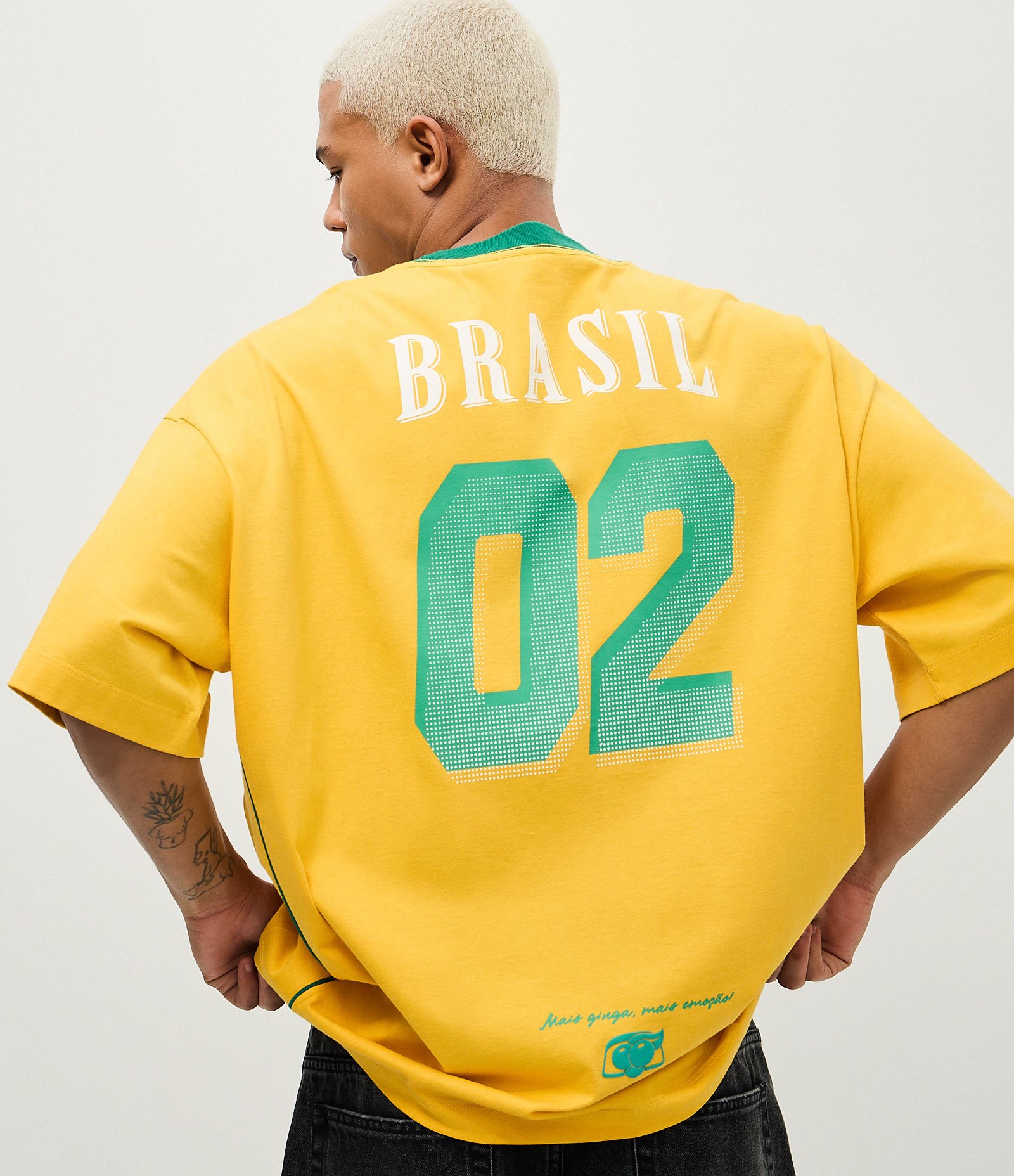 Camiseta Oversized Guaraná Antarctica 2002 Amarelo 3