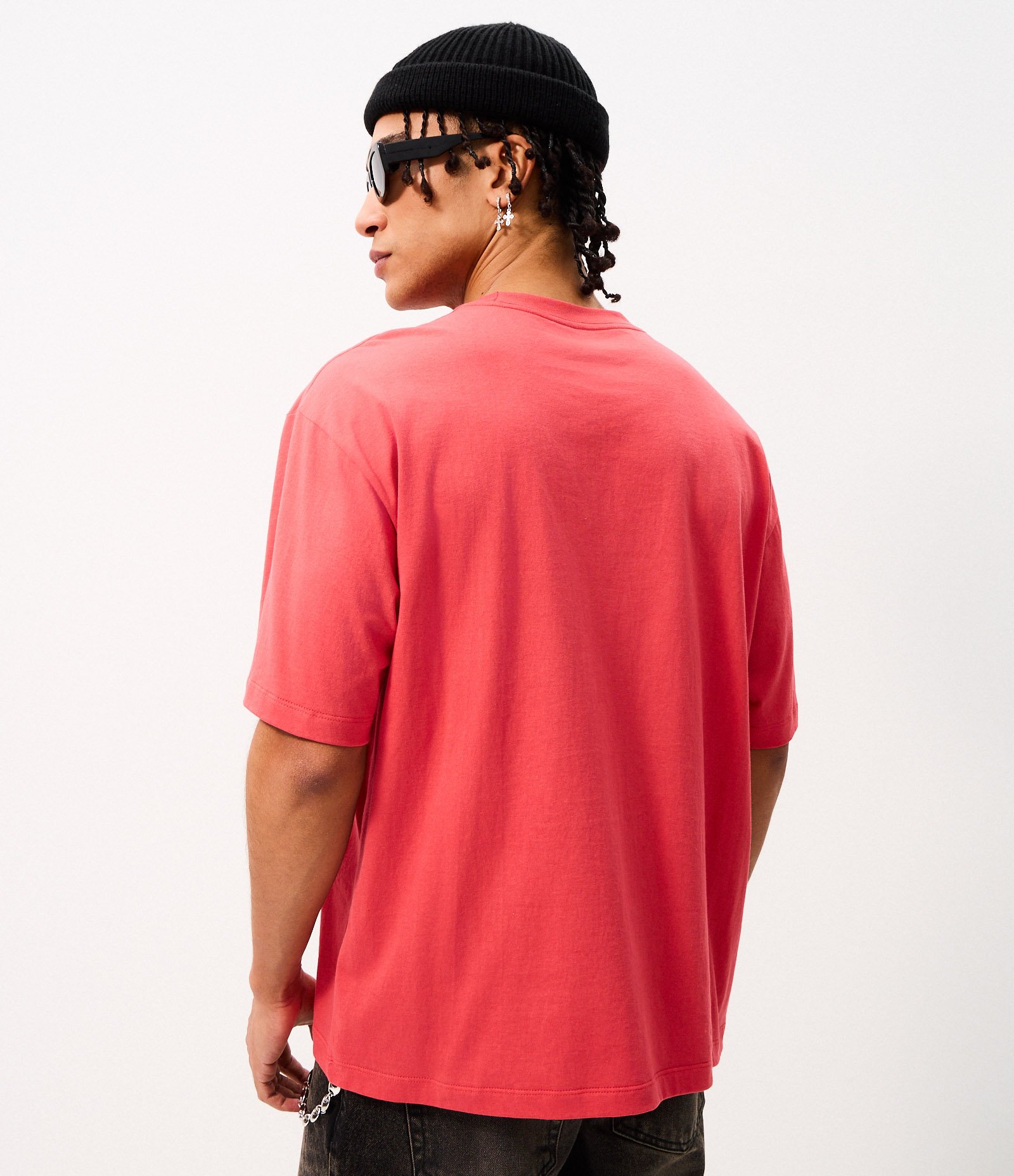 Camiseta Boxy com Estampa Jennie Ruby Vermelho 3