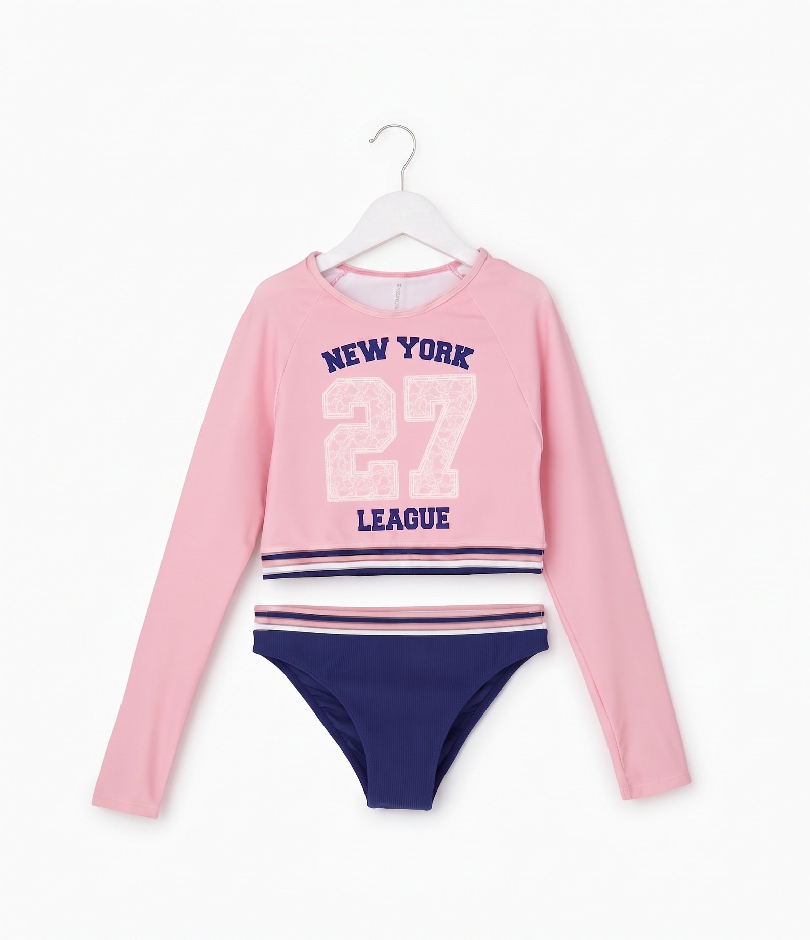 Conjunto Praia Infantil UV New York - Tam 5 a 14 Anos Rosa 1
