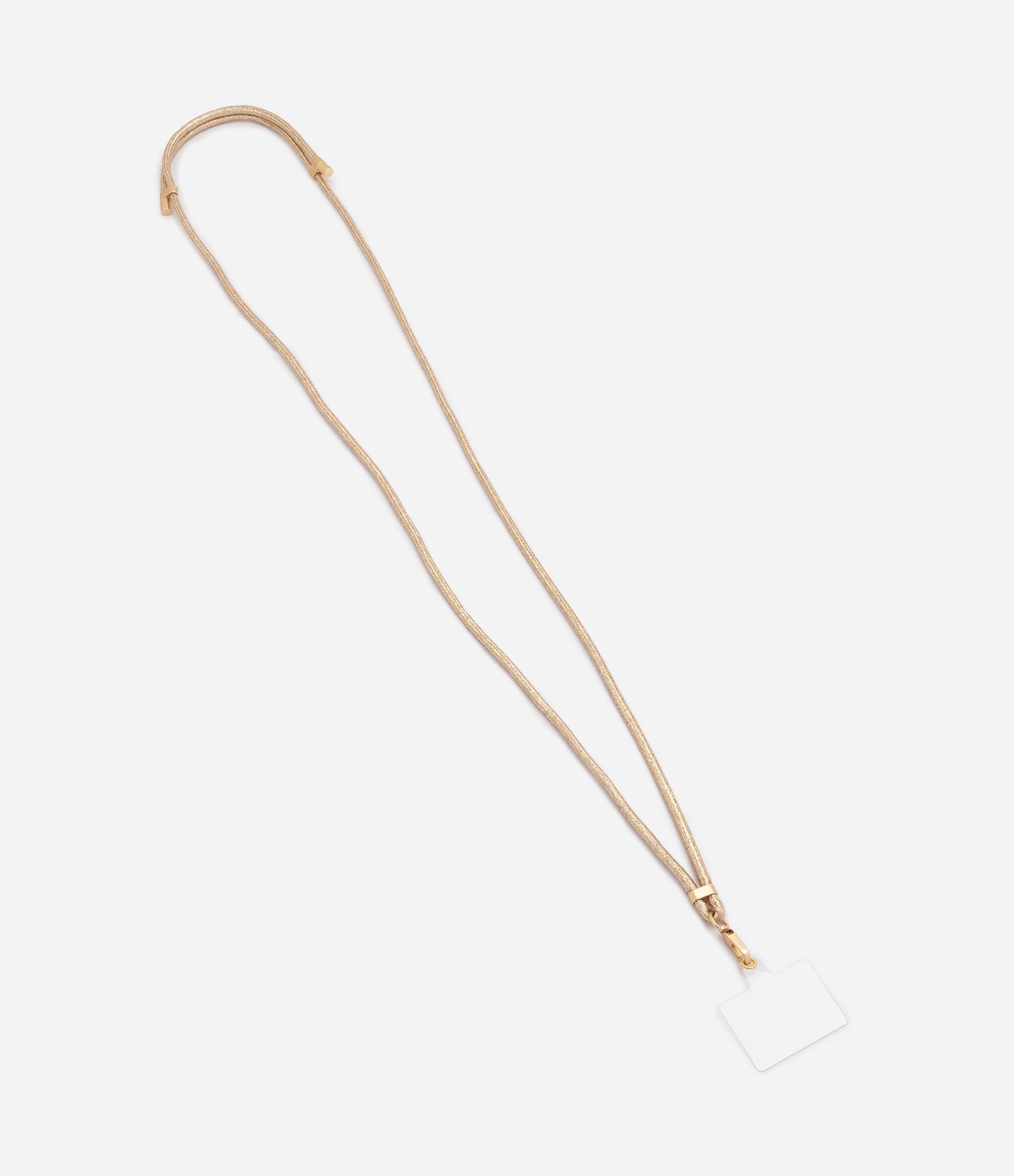 Corda de Celular com Detalhes Metalizados Dourado 1
