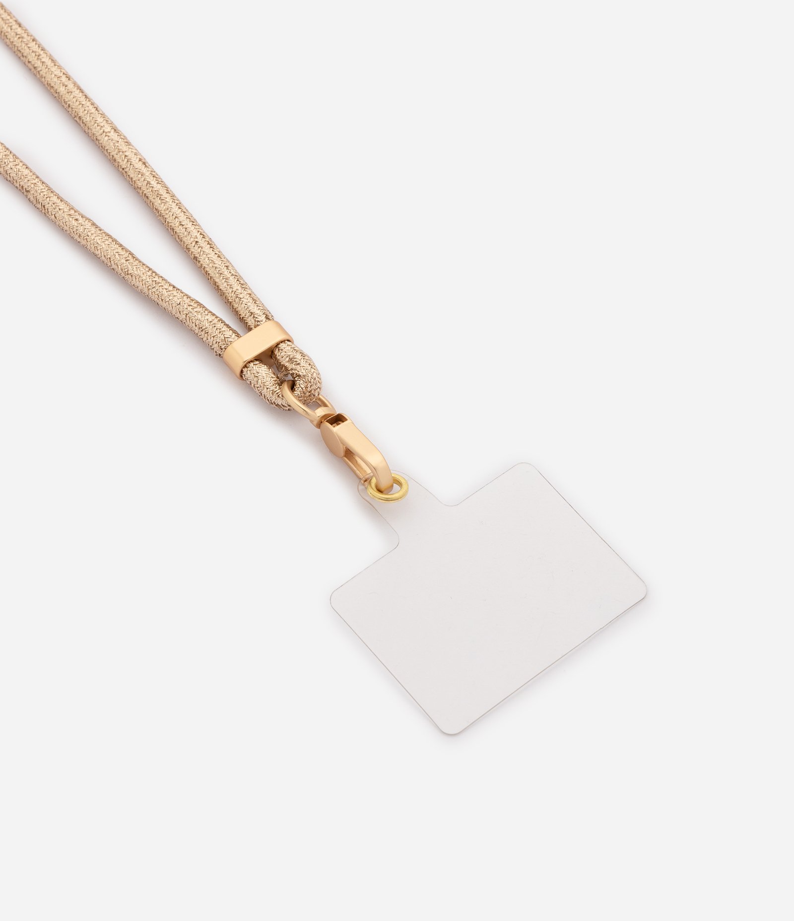 Corda de Celular com Detalhes Metalizados Dourado 2