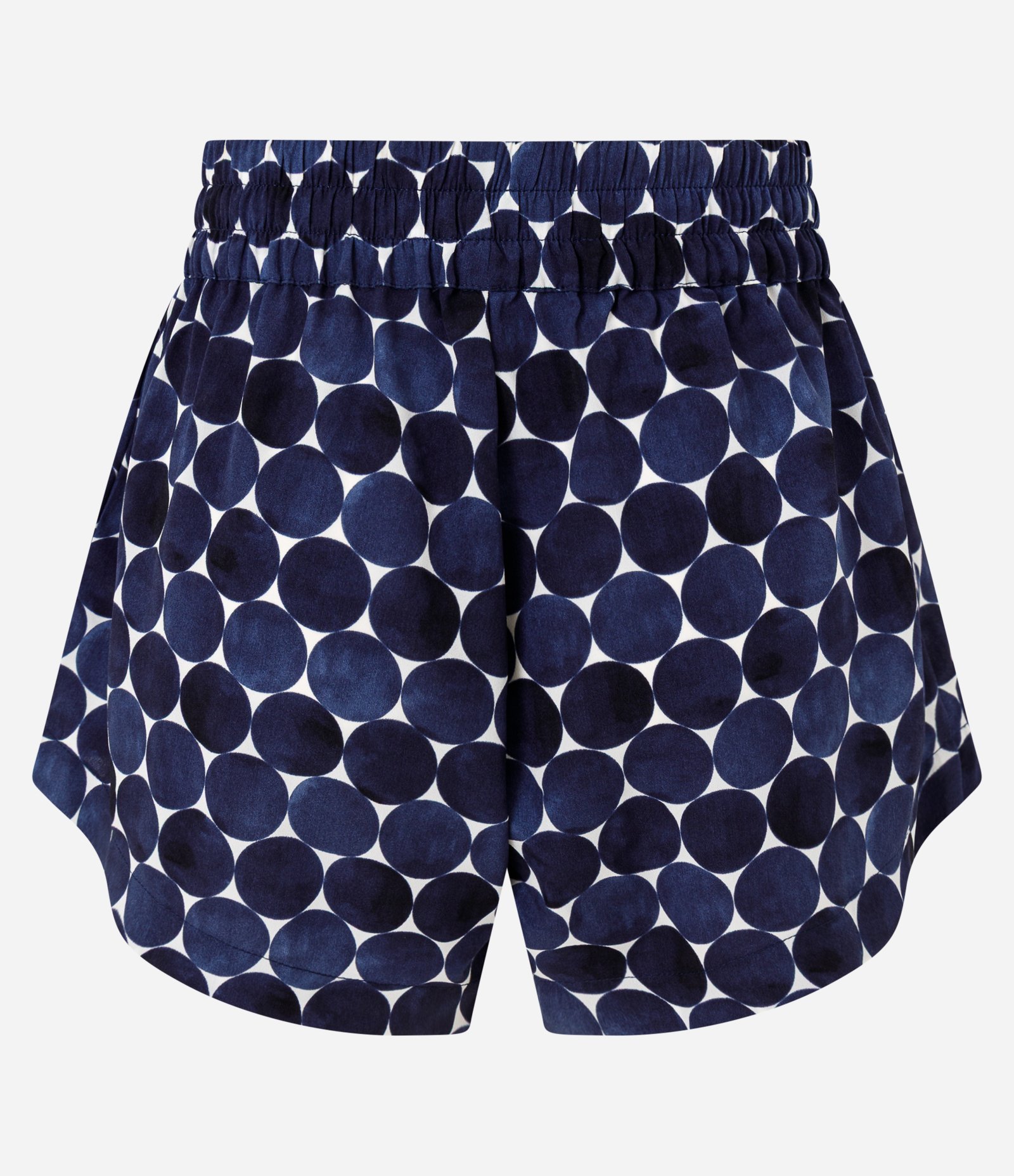 Short Chiffon Poá com Amarração Azul 6