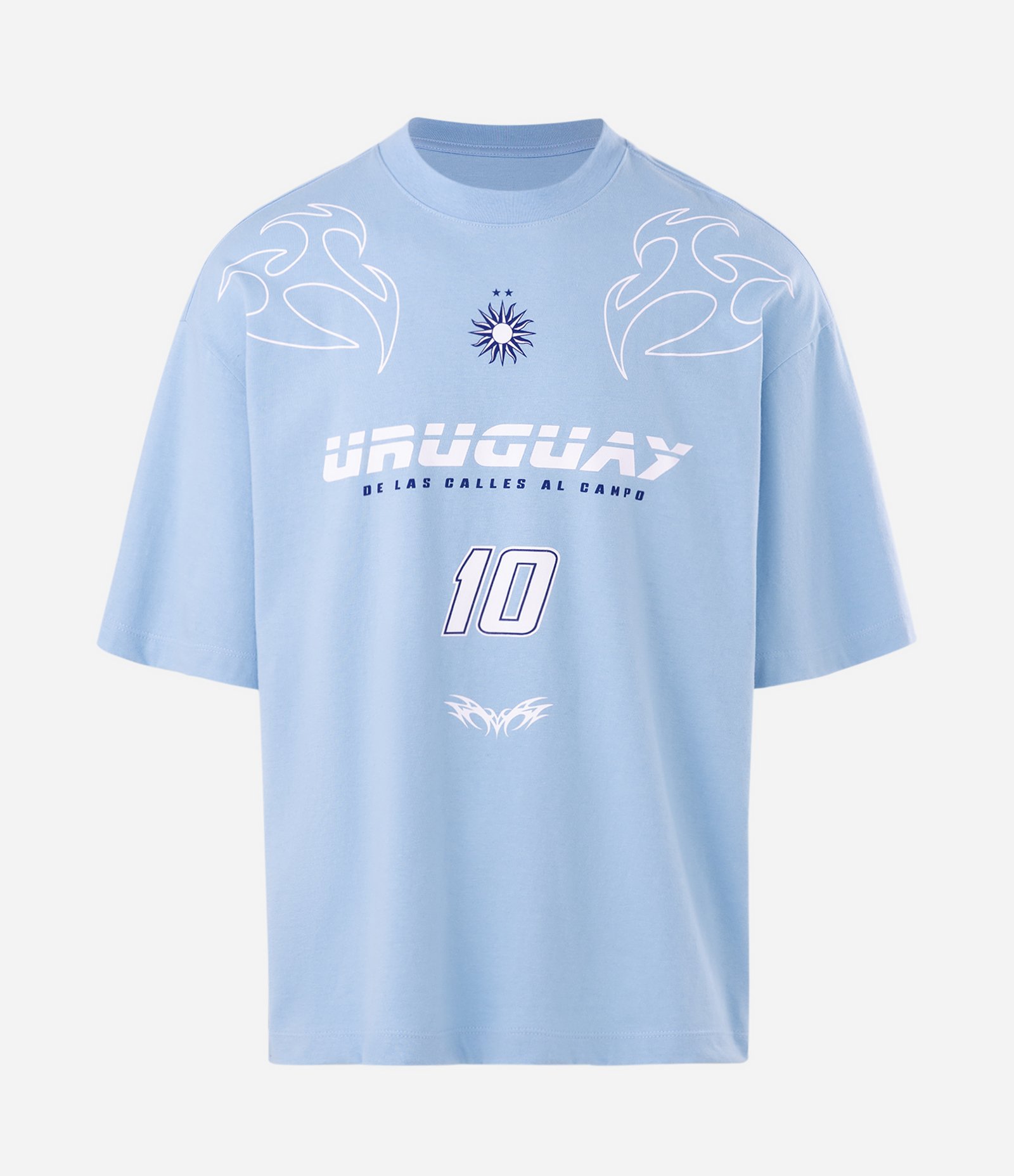 Camiseta Oversized Uruguay Azul 4