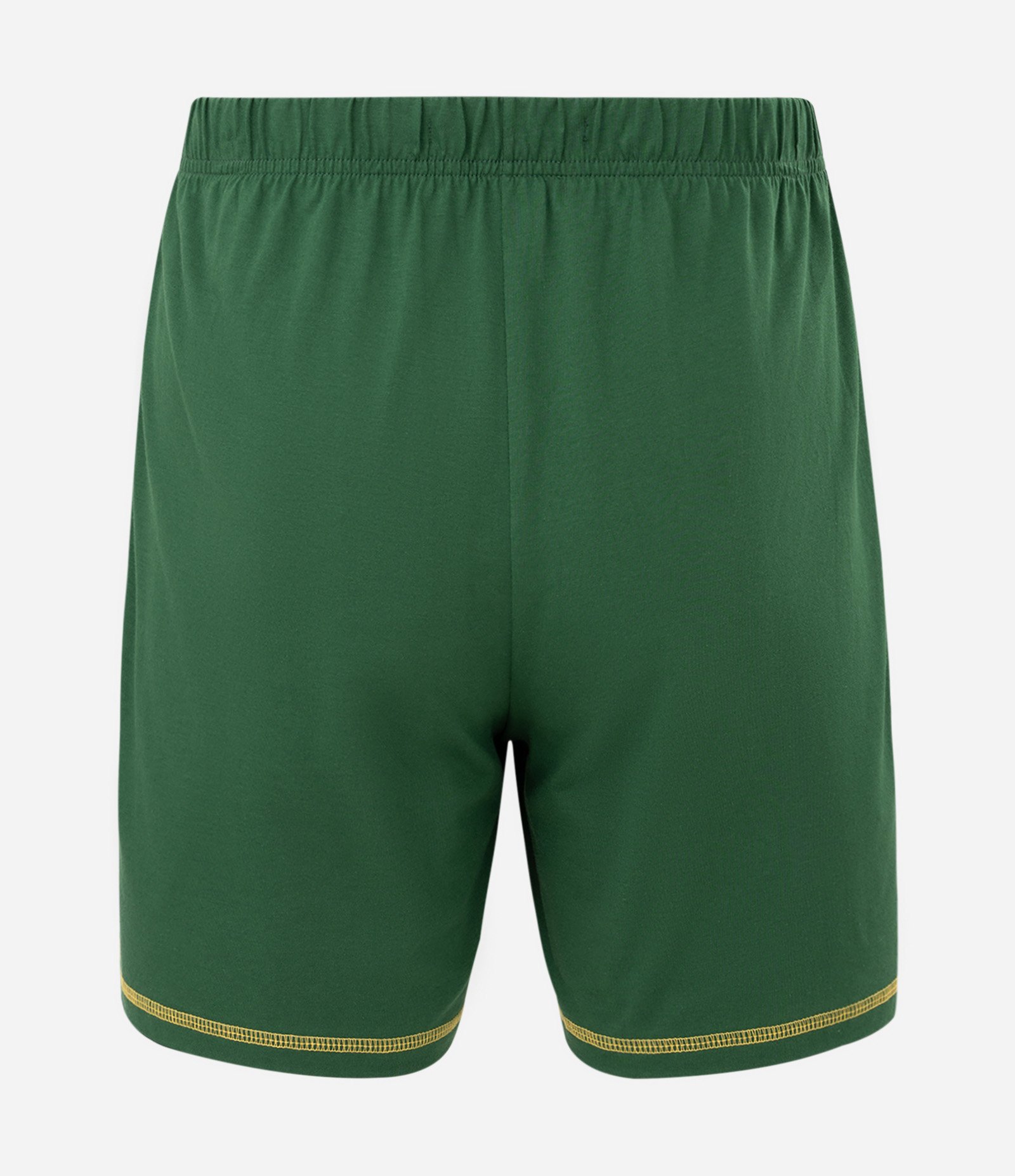 Pijama Curto em Algodão Estampa Brasil Verde 7