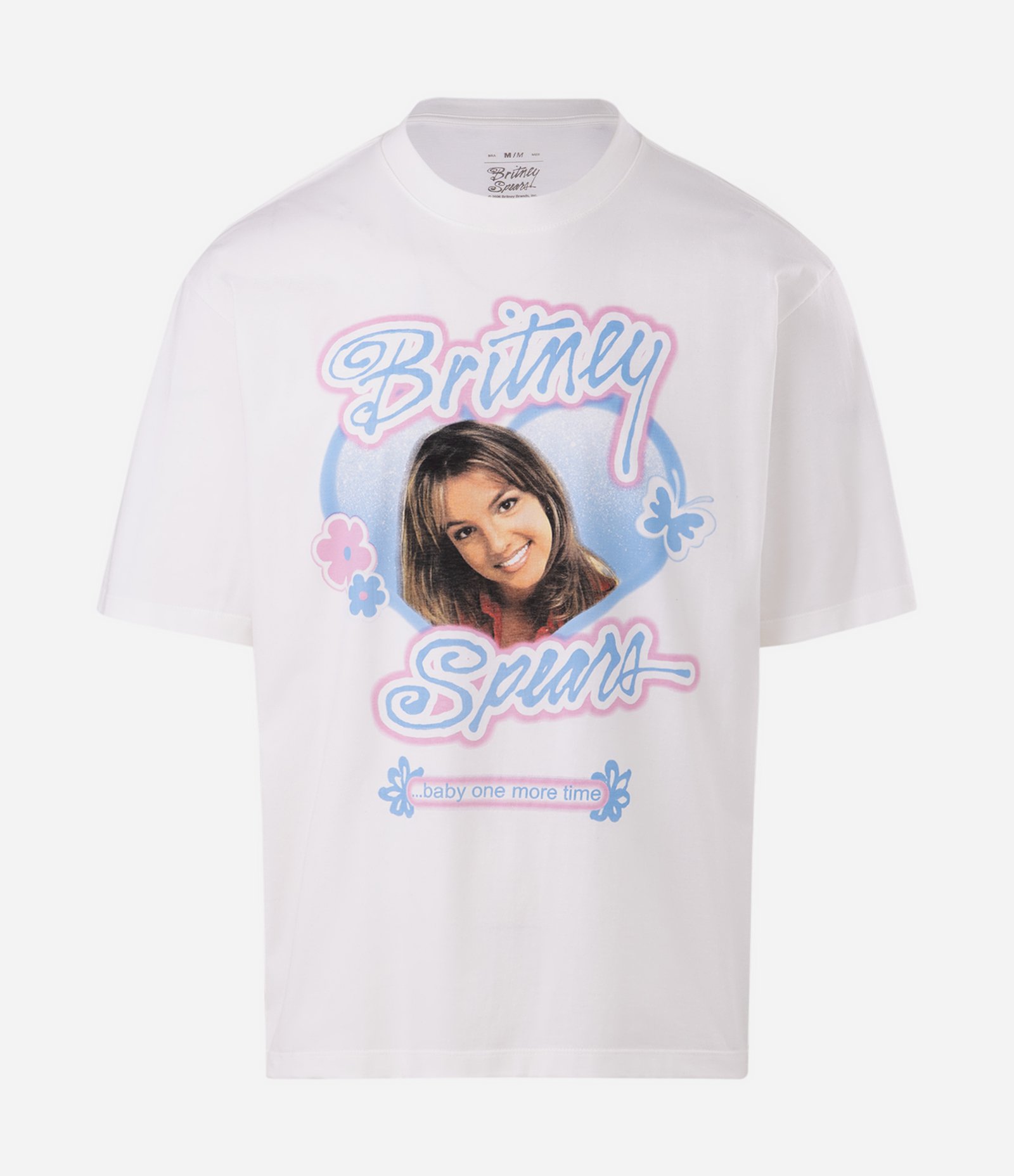 Camiseta Boxy Cropped Britney Spears Off White 4