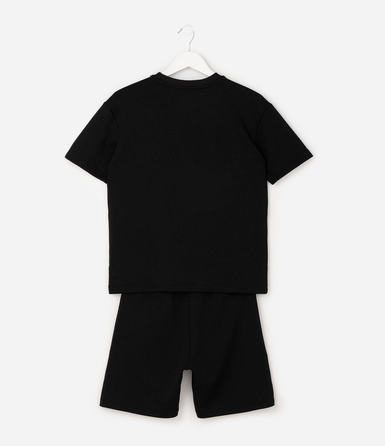 Conjunto Infantil Tech Fleece Minecraft com Bolso Fusionado - tam 5 a 14 Anos Preto 3