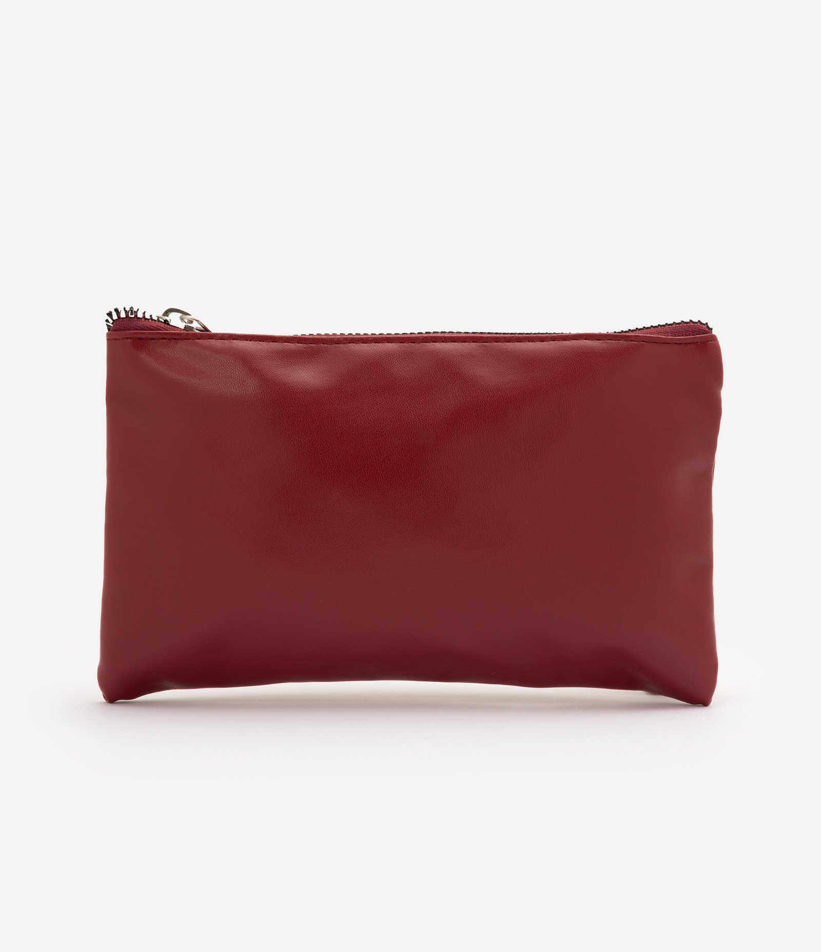 Kit com 02 Necessaires em PU e com Estampa Xadrez Vermelho 3