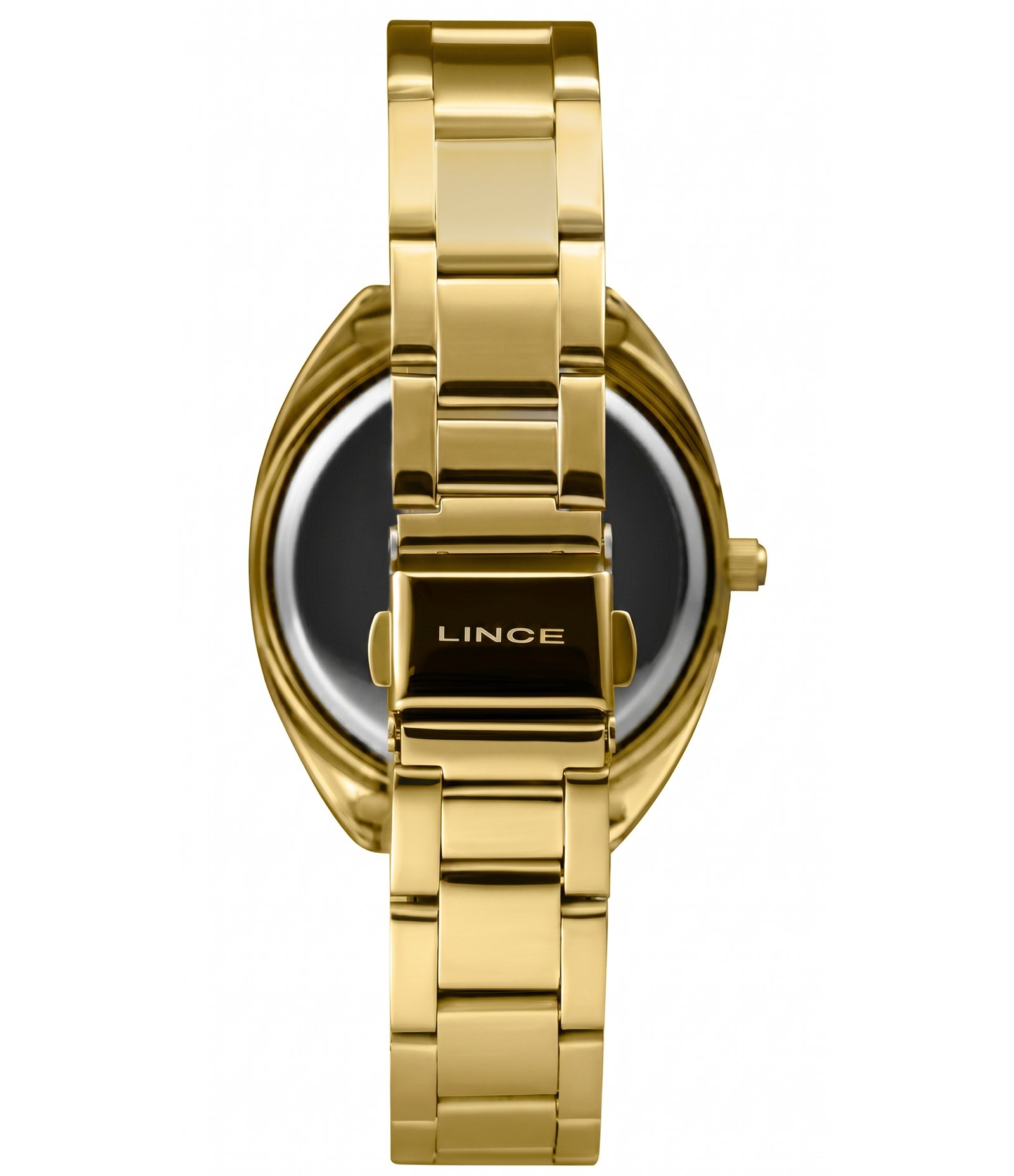 Relógio Analógico Lince em Aço LRGJ151L38KBQAB1KX Dourado 3