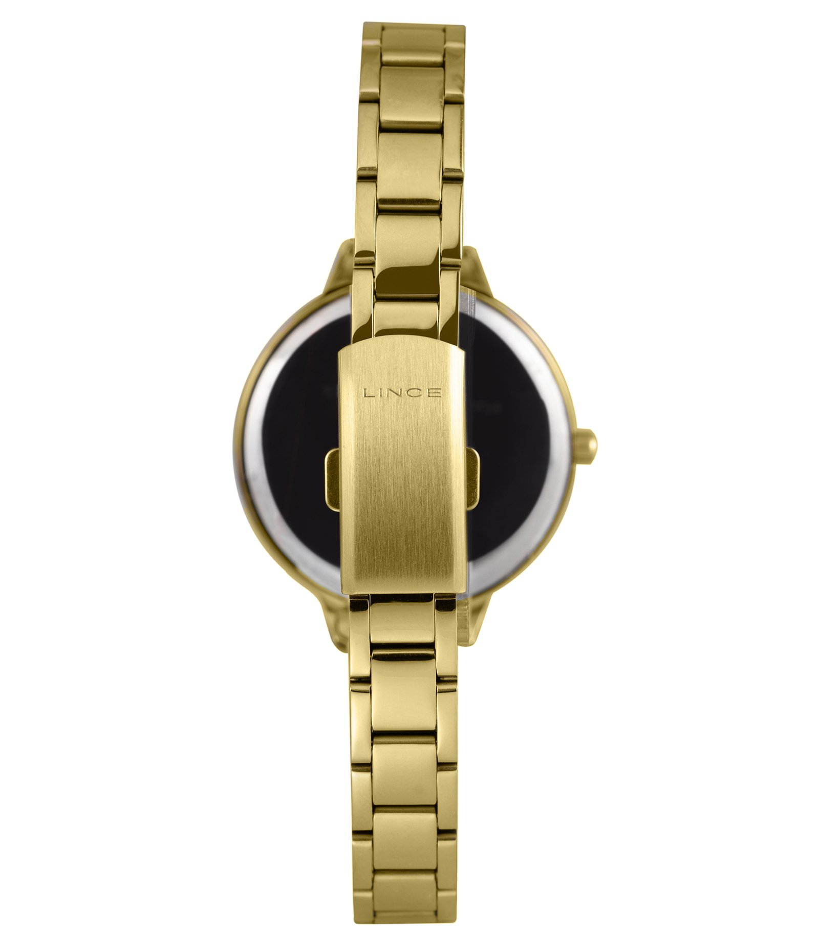 Relógio Analógico Lince em Aço LRG4854L34 C2KX Dourado 3