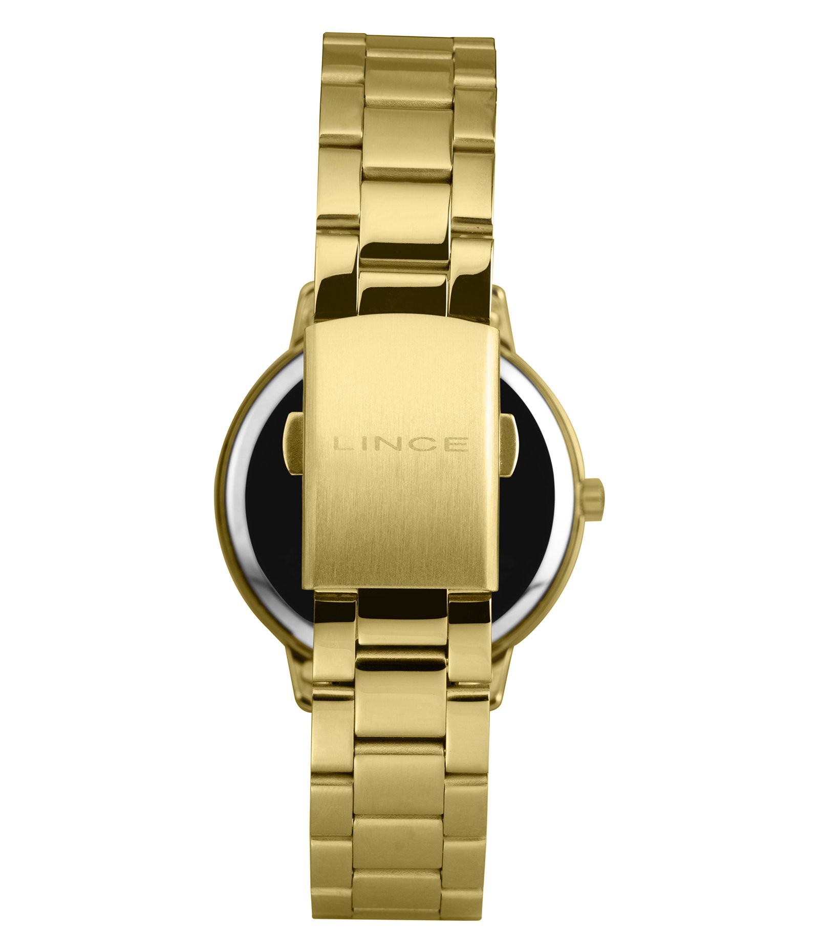 Relógio Analógico Lince em Aço LRGH193L36 C2KX Dourado 3
