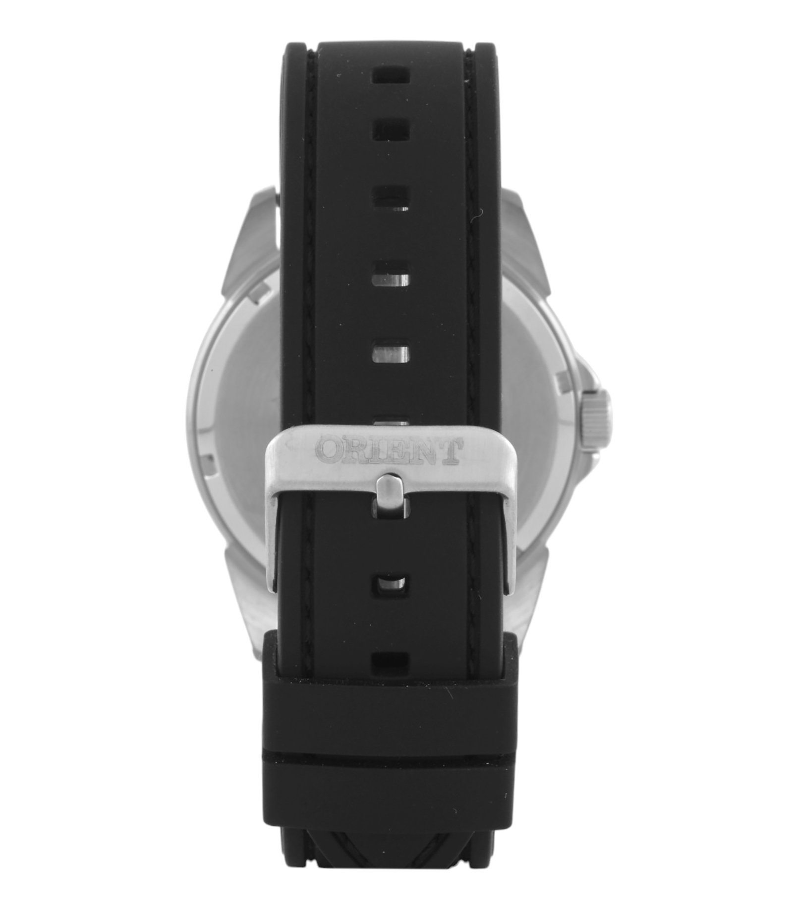 Relógio Analógico Orient Em Silicone MBSP0002 P2PX Preto 3