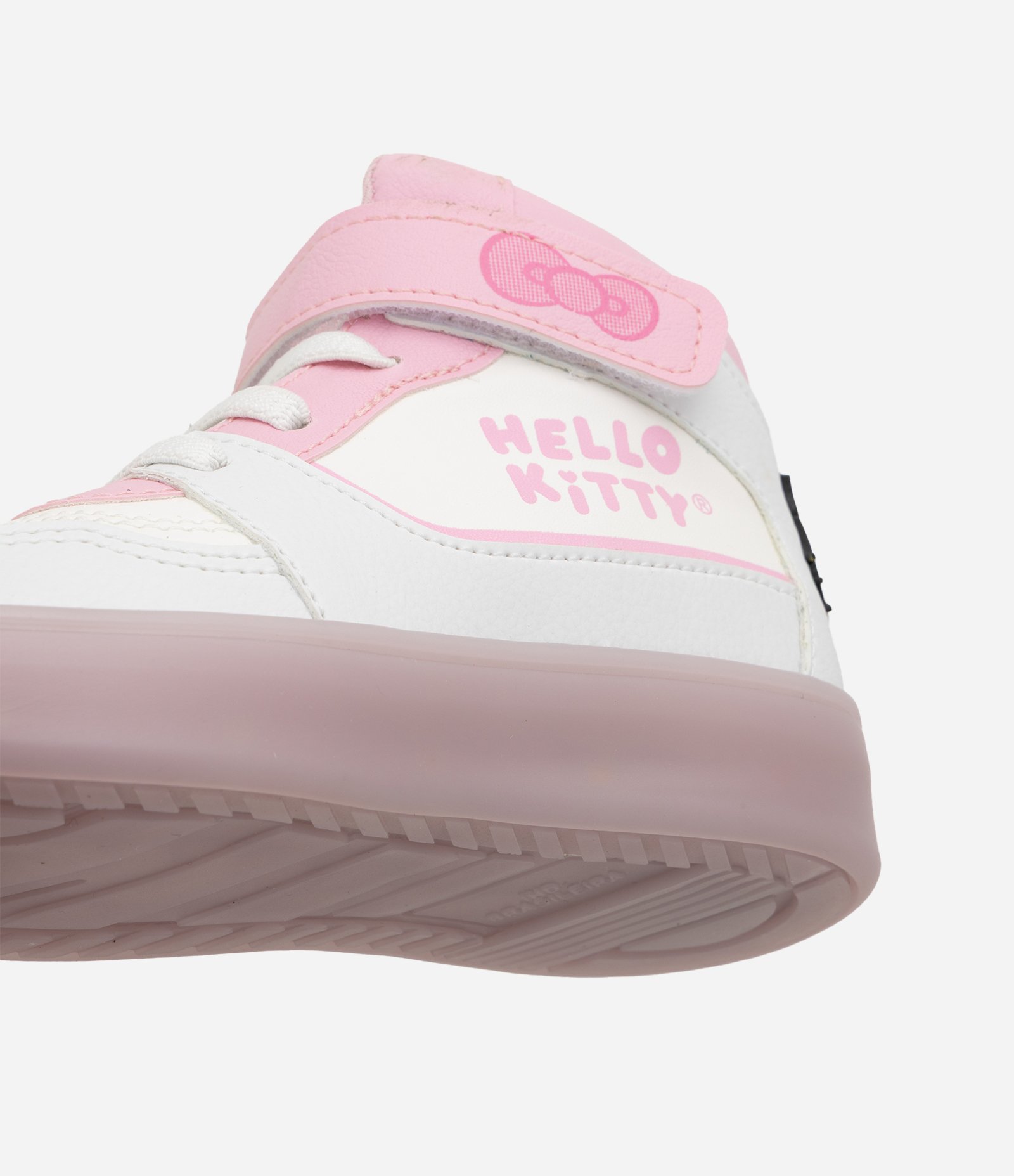 Tênis Abotinado Infantil com LED e Estampa Hello Kitty – Tam 20 a 27 Off White 4