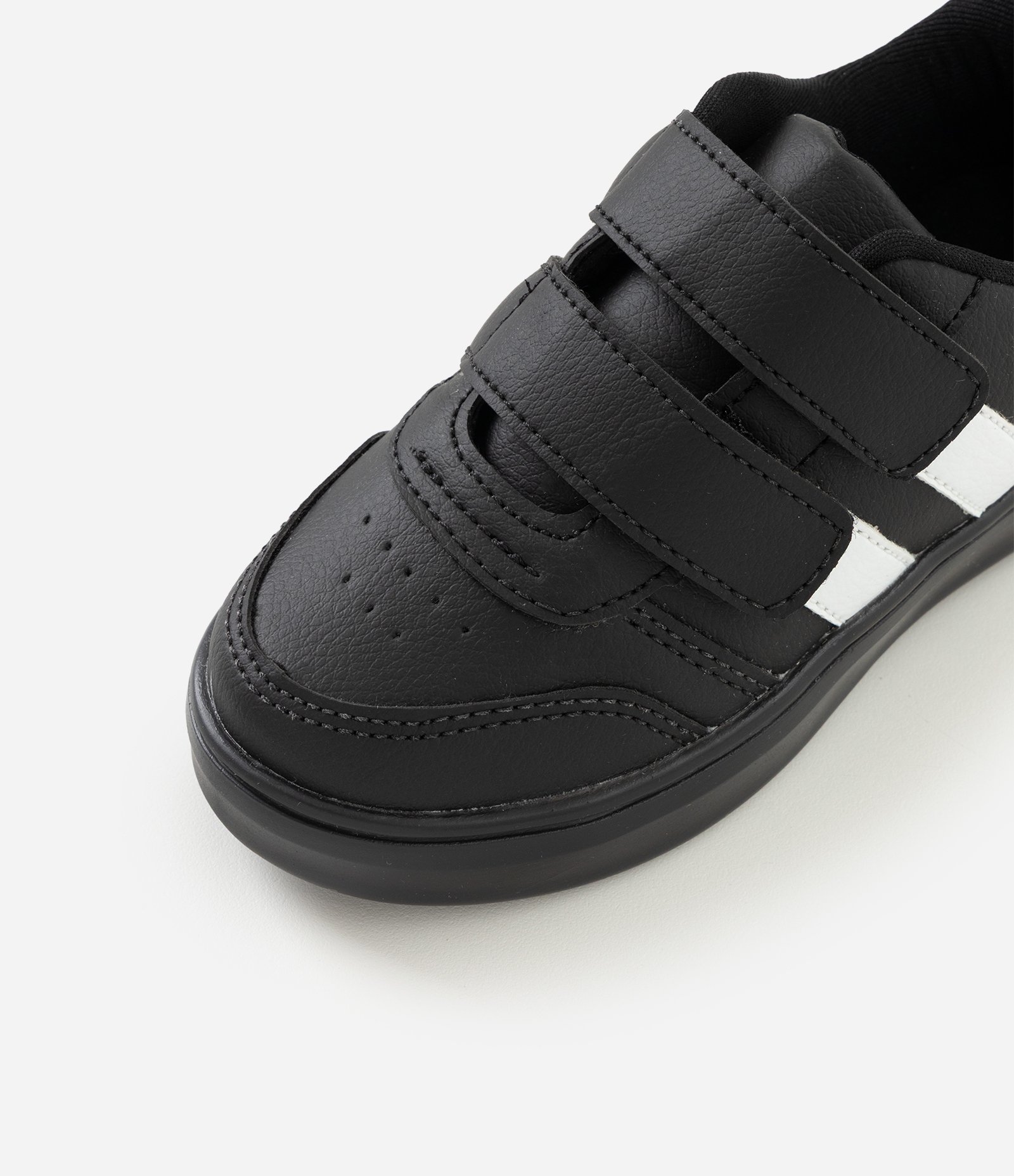 Tênis Infantil Casual com Velcro e Luzes LED – Tam 20 a 27 Preto 4