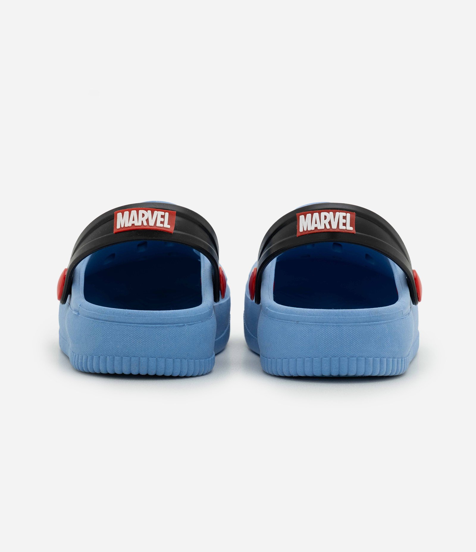 Sandália Babuche Infantil com Patch Marvel - Tam 20 até 25 Azul 3