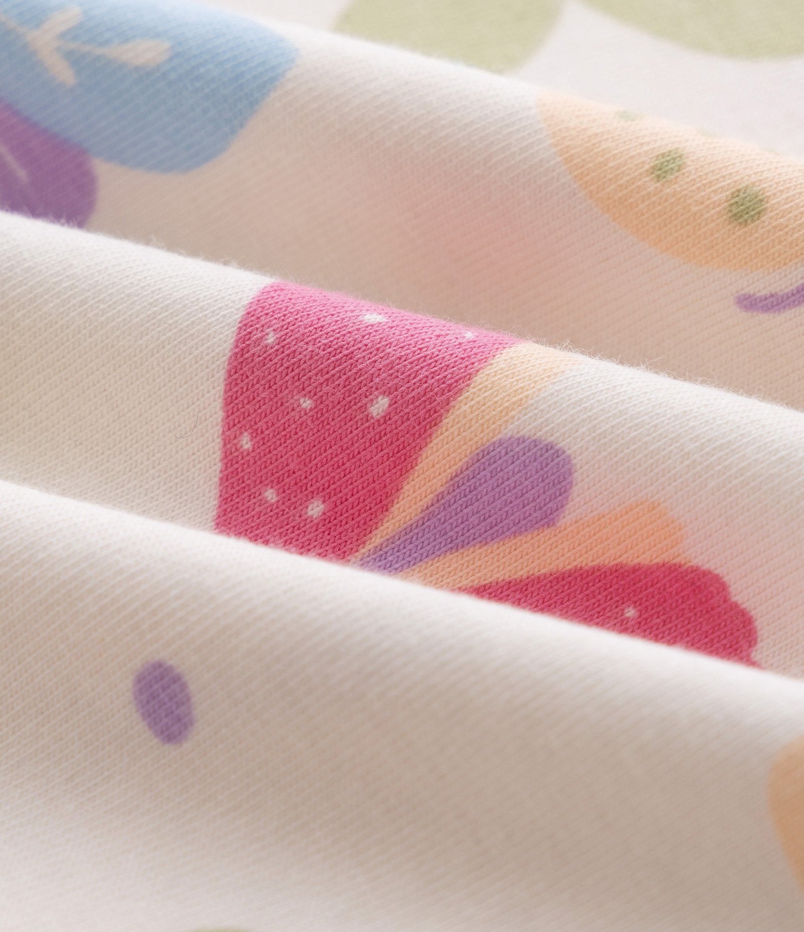 Body Infantil com Estampa Fullprint Borboletas – Tam 0 a 18 Meses Off White 4