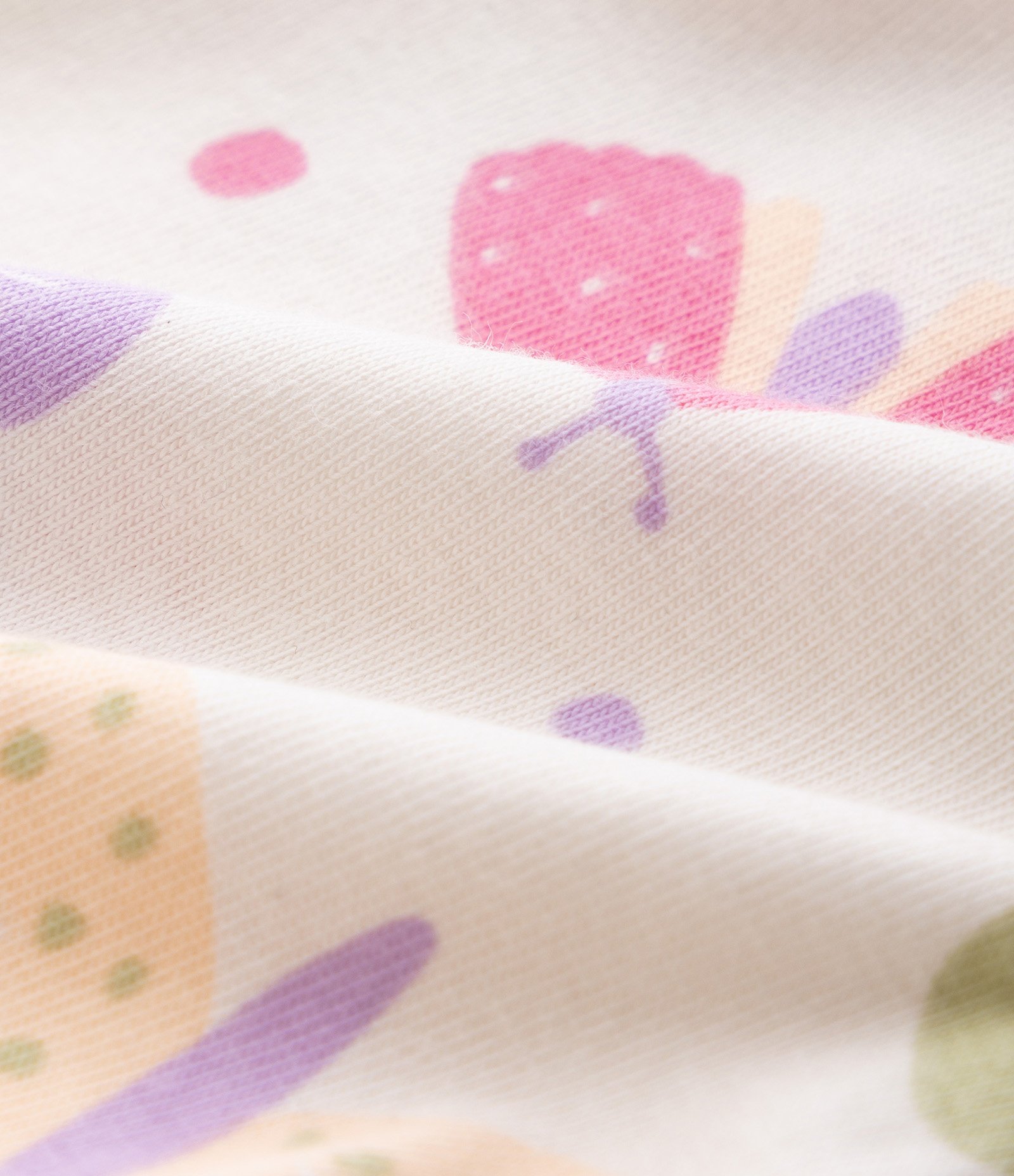Calça Legging Bebê Borboletas Coloridas - Tam 0 a 18 Meses Bege 4