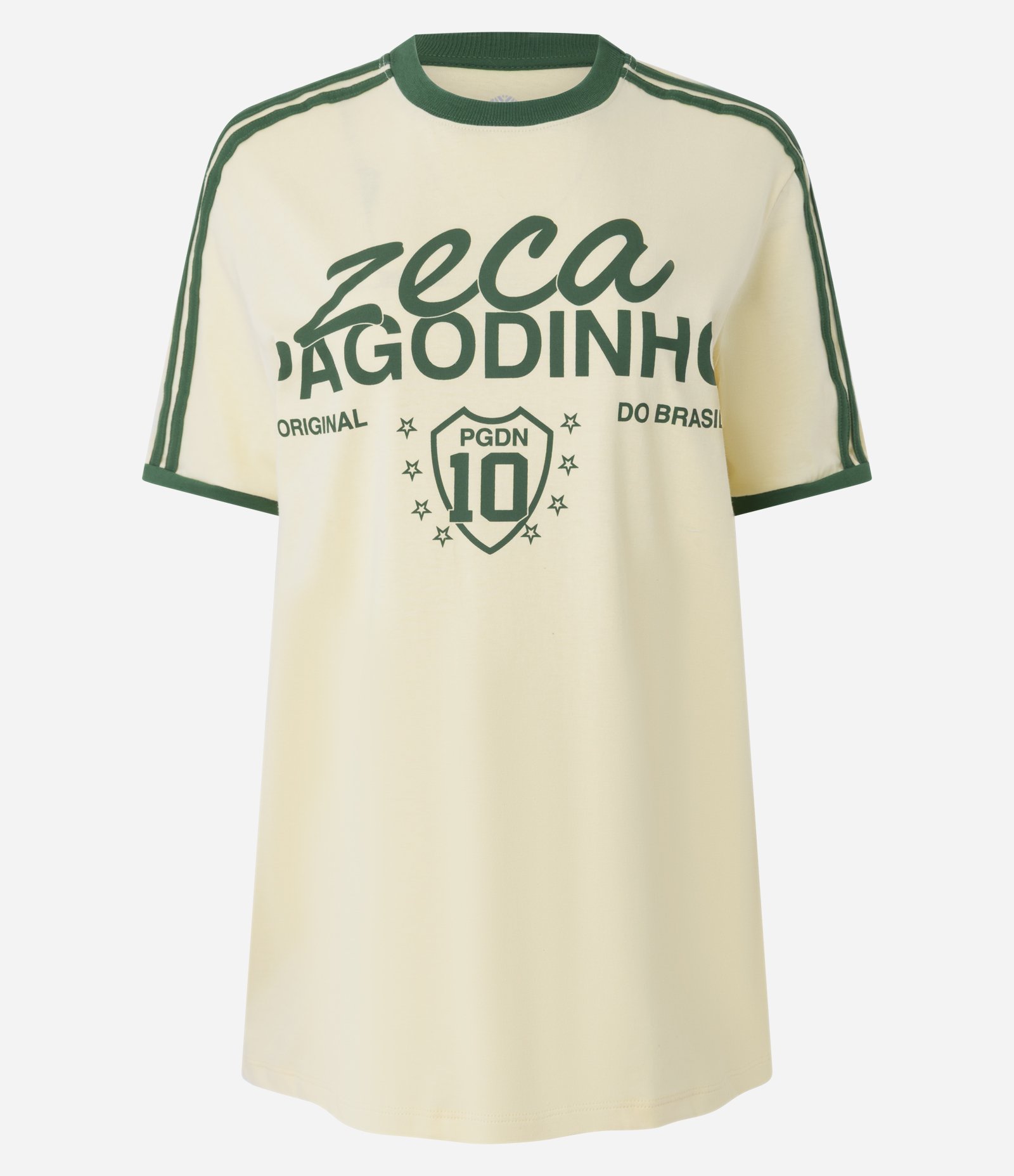 Camiseta com Estampa Zeca Pagodinho Original do Brasil Verde/Amarelo 5