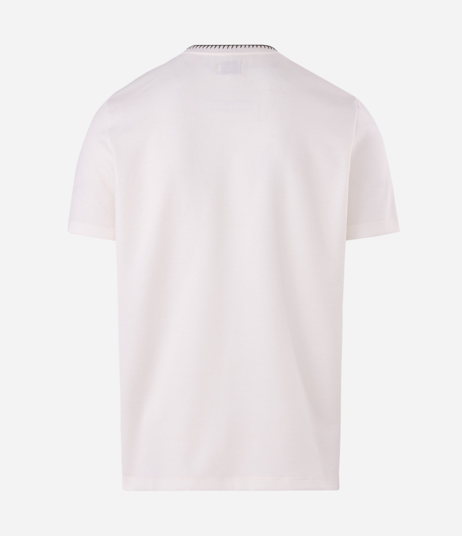Camiseta Texturizada com Bordado Off White 6