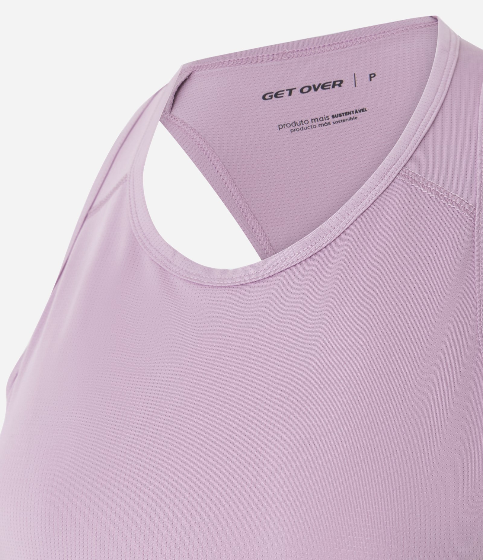Regata Nadador Esportiva em Microfibra com Textura Rosa 6