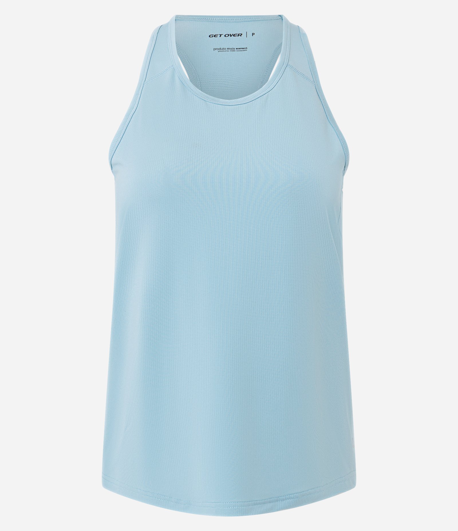 Regata Nadador Esportiva em Microfibra com Textura Azul 5
