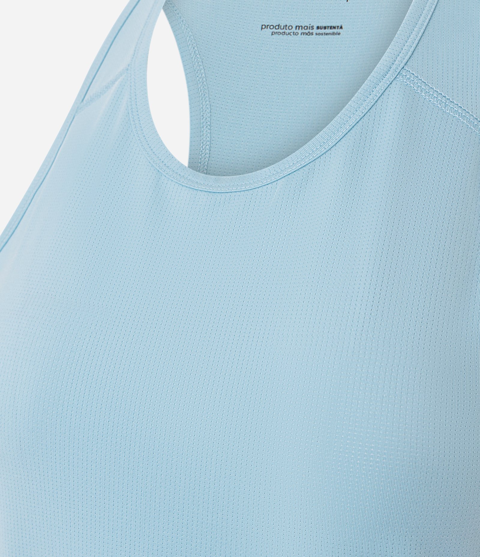 Regata Nadador Esportiva em Microfibra com Textura Azul 6