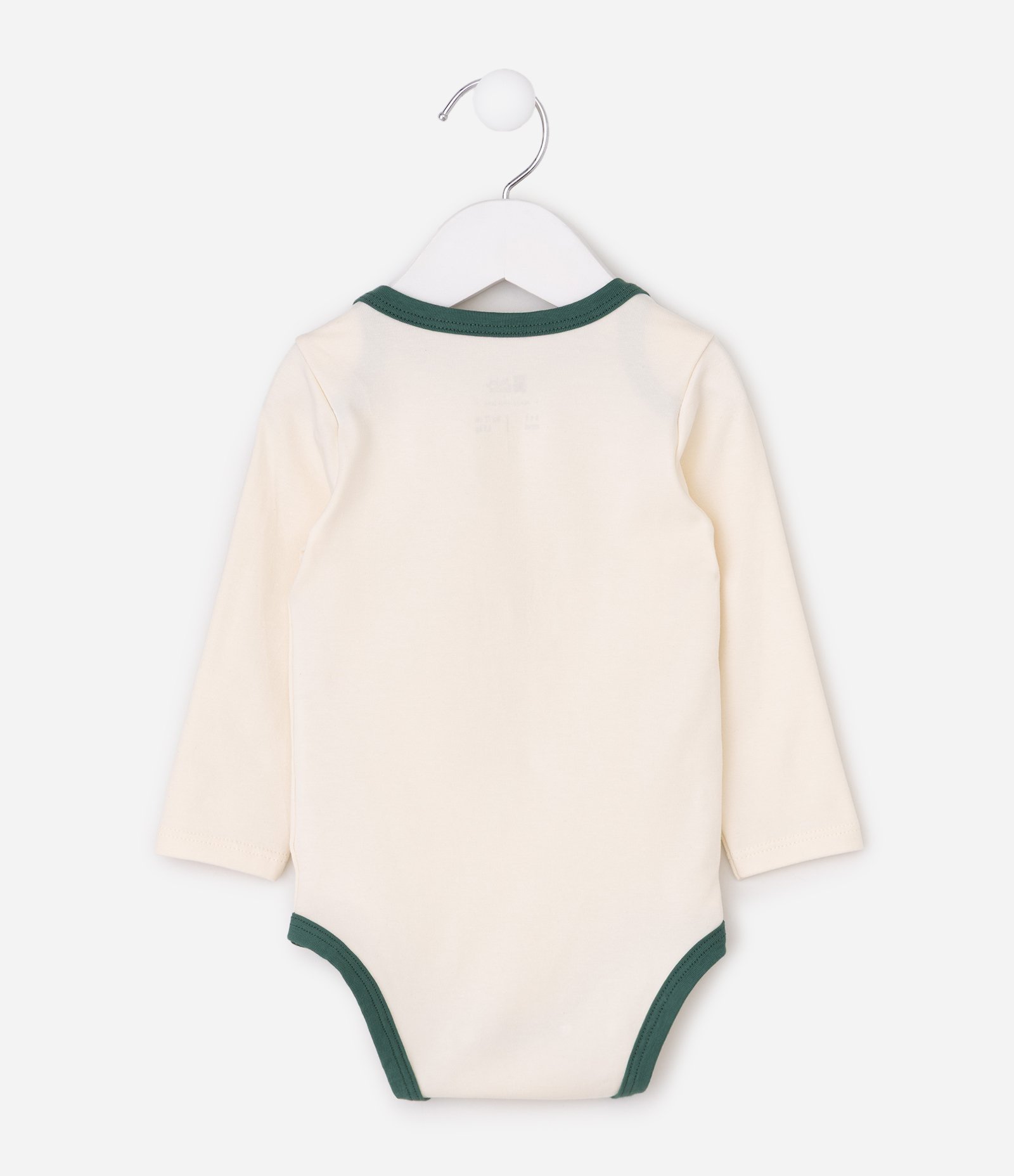 Body Infantil Manga Longa com Estampa Urso Copa do Mundo – Tam RN a 18 Meses Off White 2