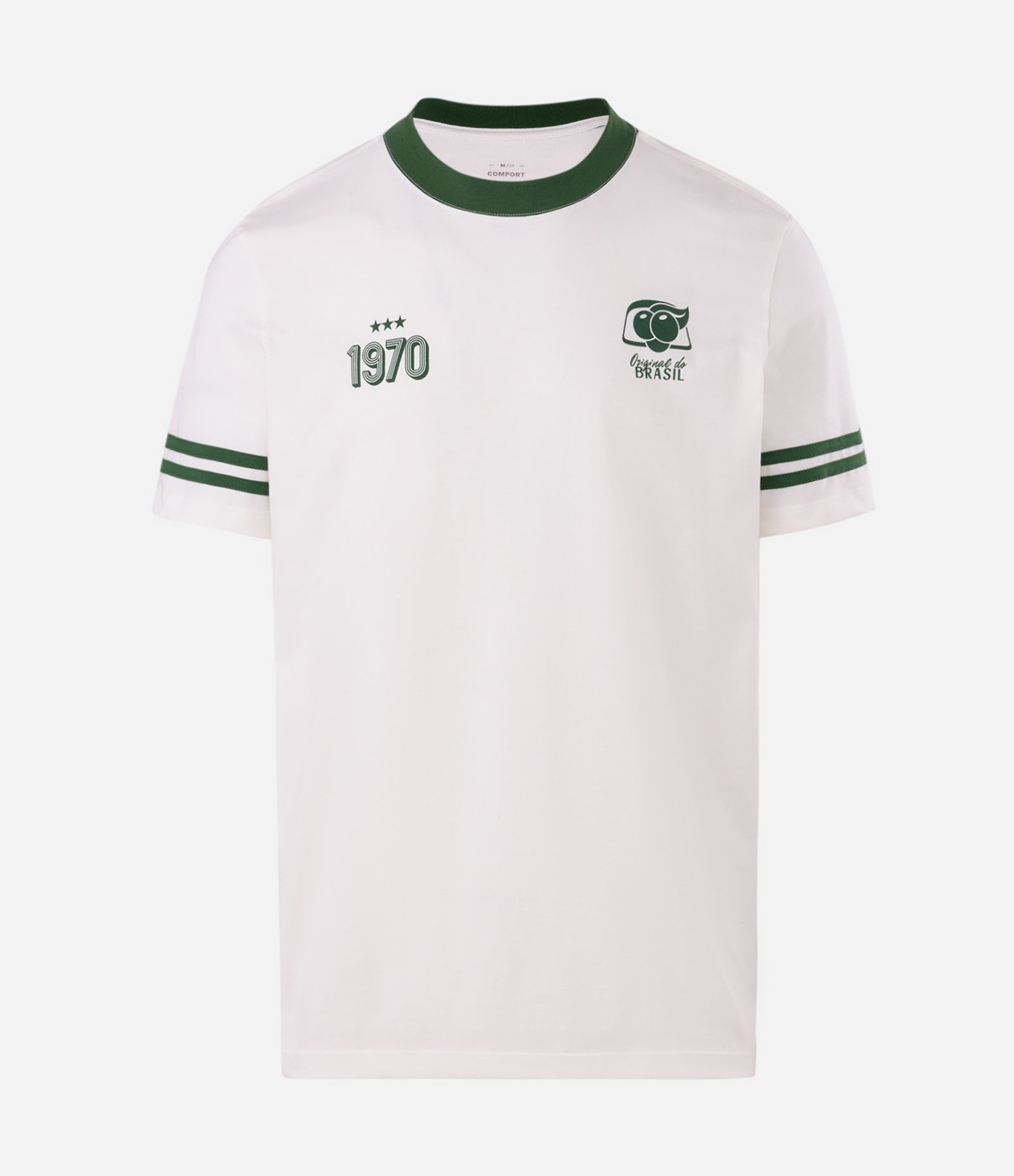 Camiseta Comfort Guaraná Seleção de Ouro 1970 Branco 2
