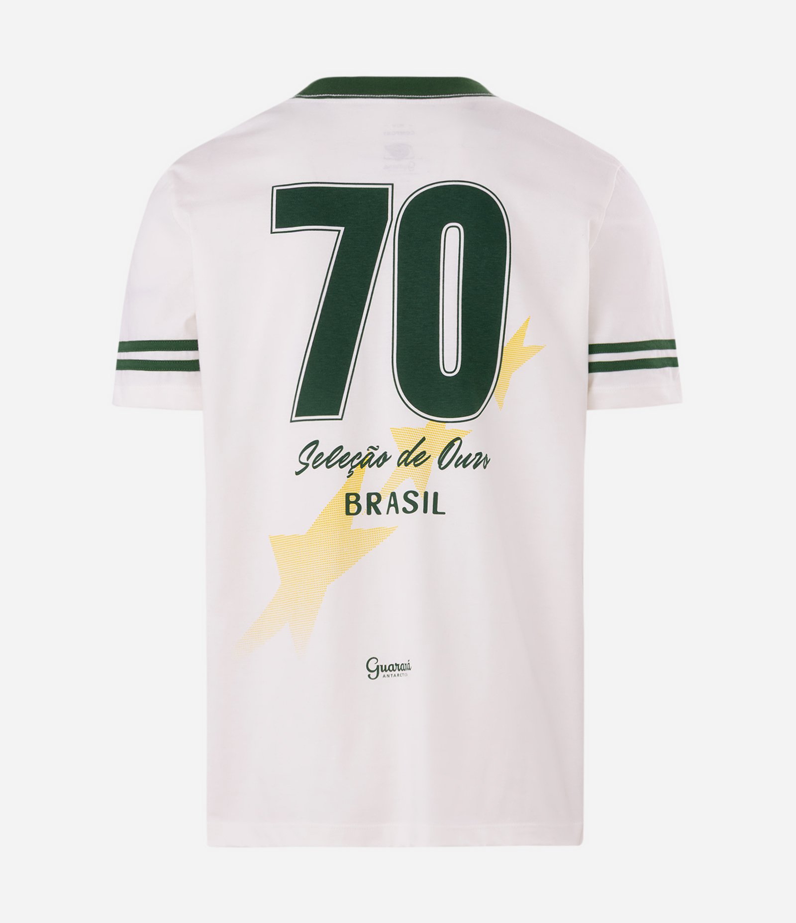 Camiseta Comfort Guaraná Seleção de Ouro 1970 Branco 3