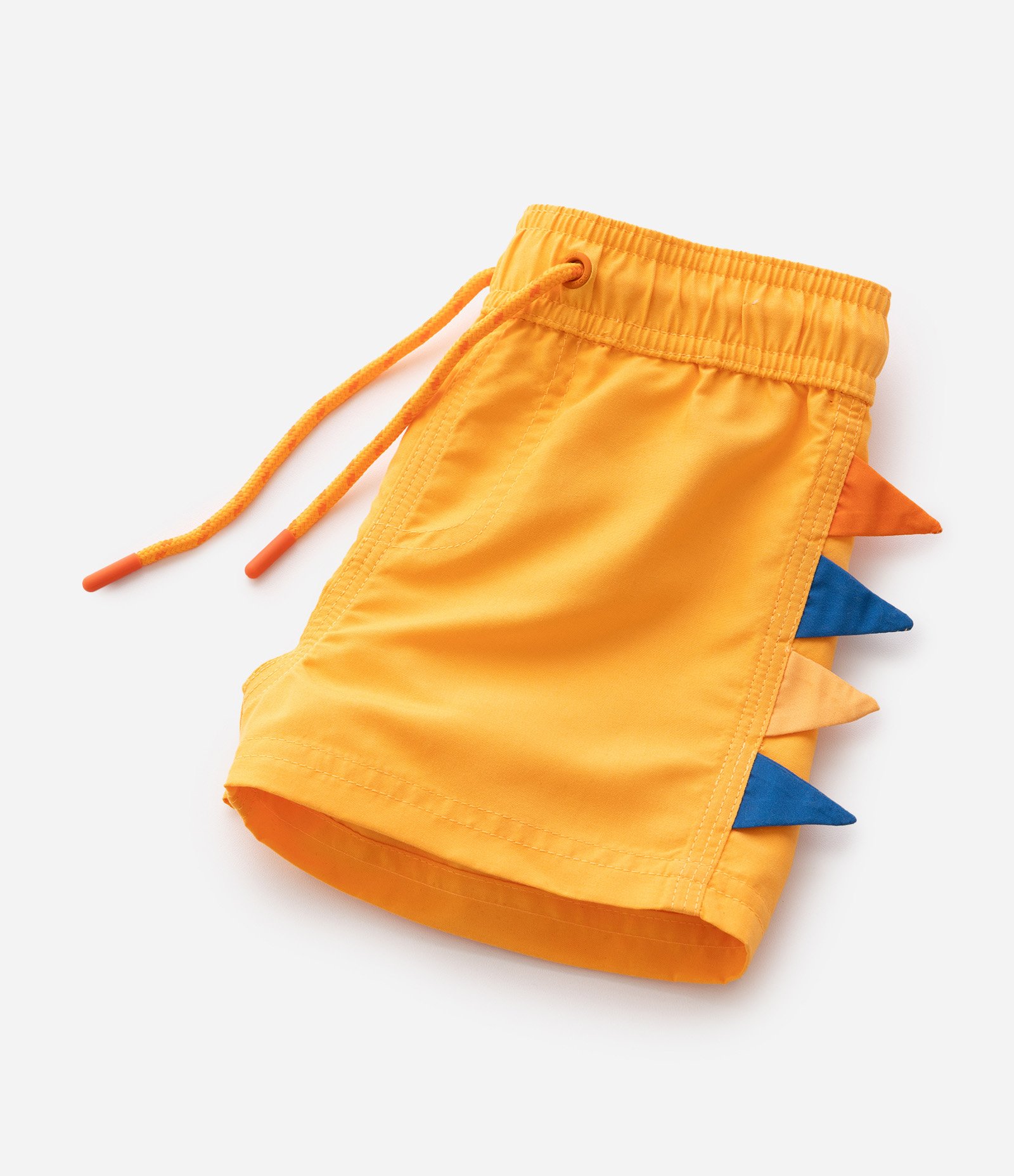 Bermuda Infantil de Banho com Detalhe Interativo – Tam 1 a 6 Anos Amarelo 4