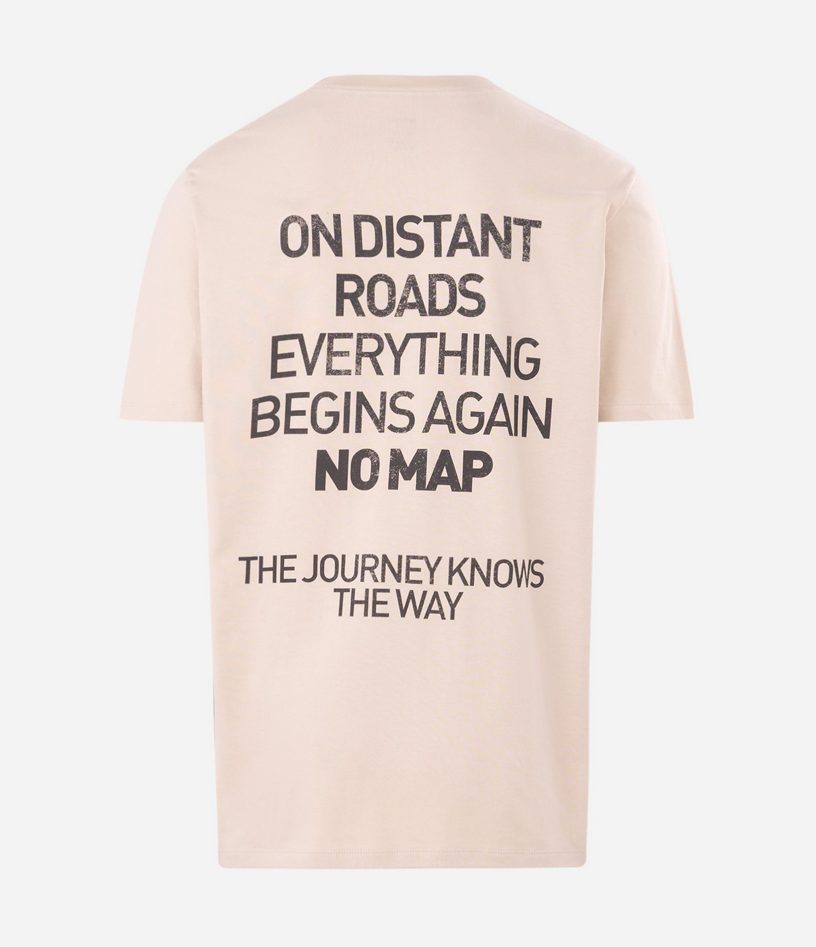 Camiseta Comfort On Distant Roads Bege 5