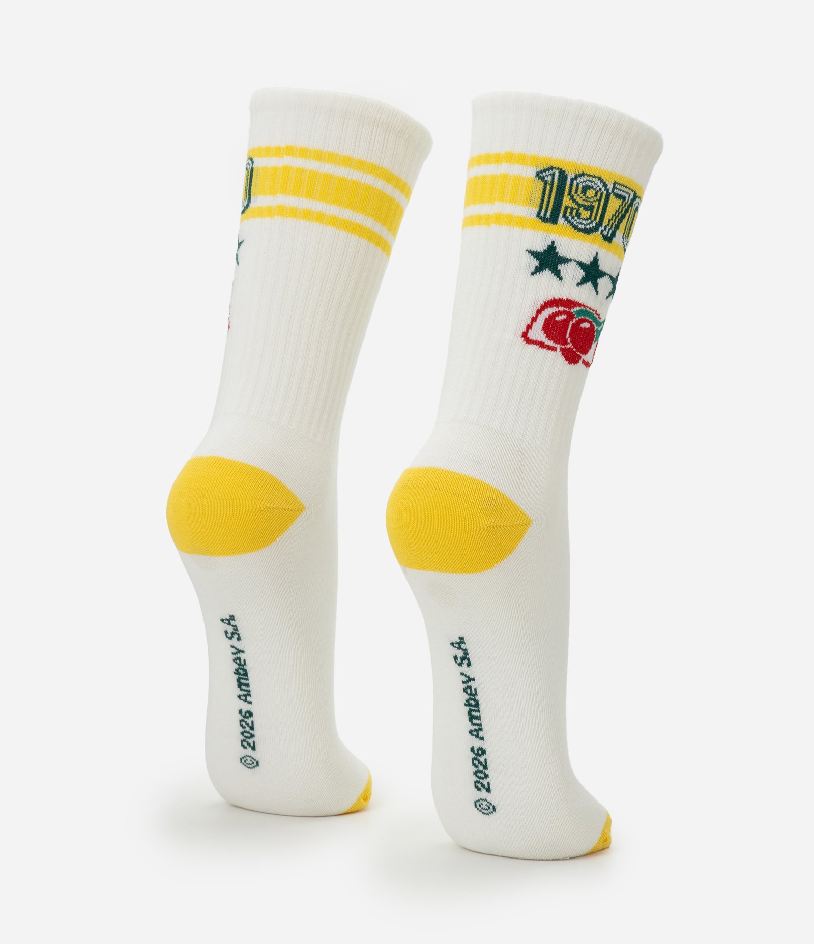 Meia Cano Longo Guaraná Antarctica 1970 Off White 4