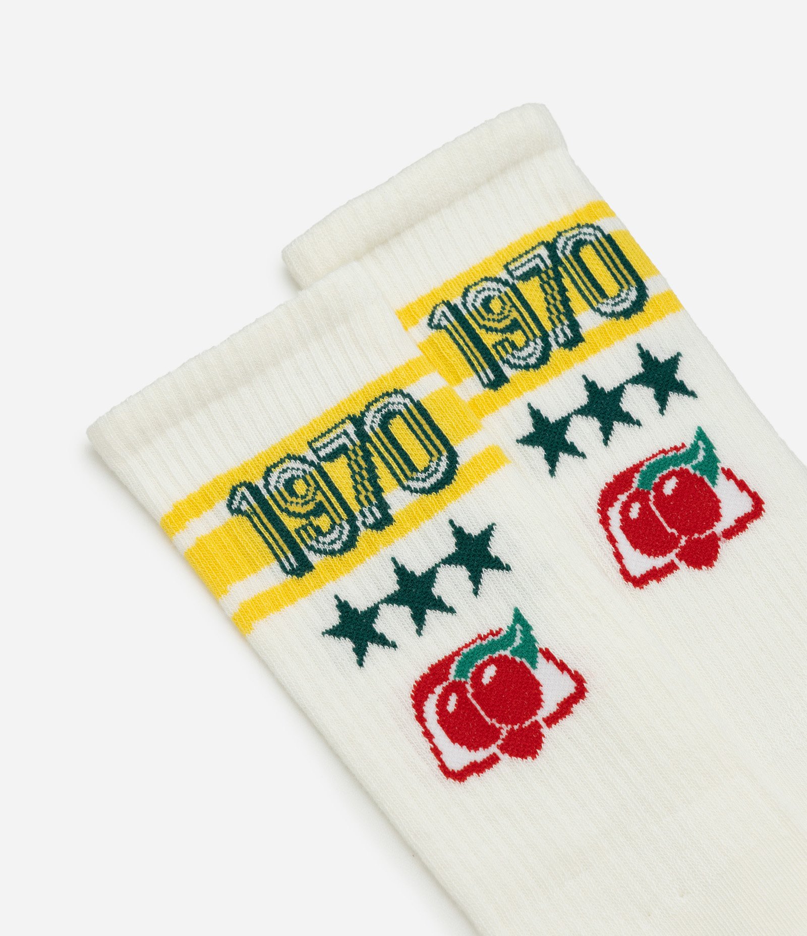 Meia Cano Longo Guaraná Antarctica 1970 Off White 5