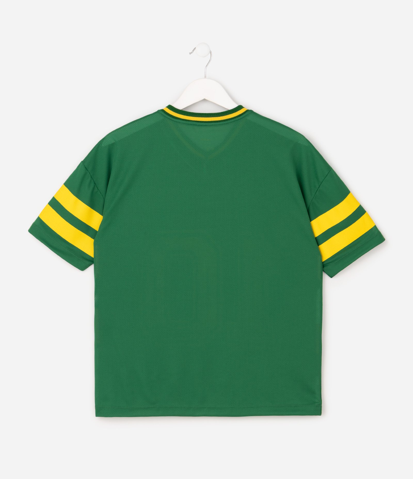 Camiseta Esportiva Infantil com Tecnologia Dry Estampa Brasil – Tam 5 a 14 Anos Verde 3